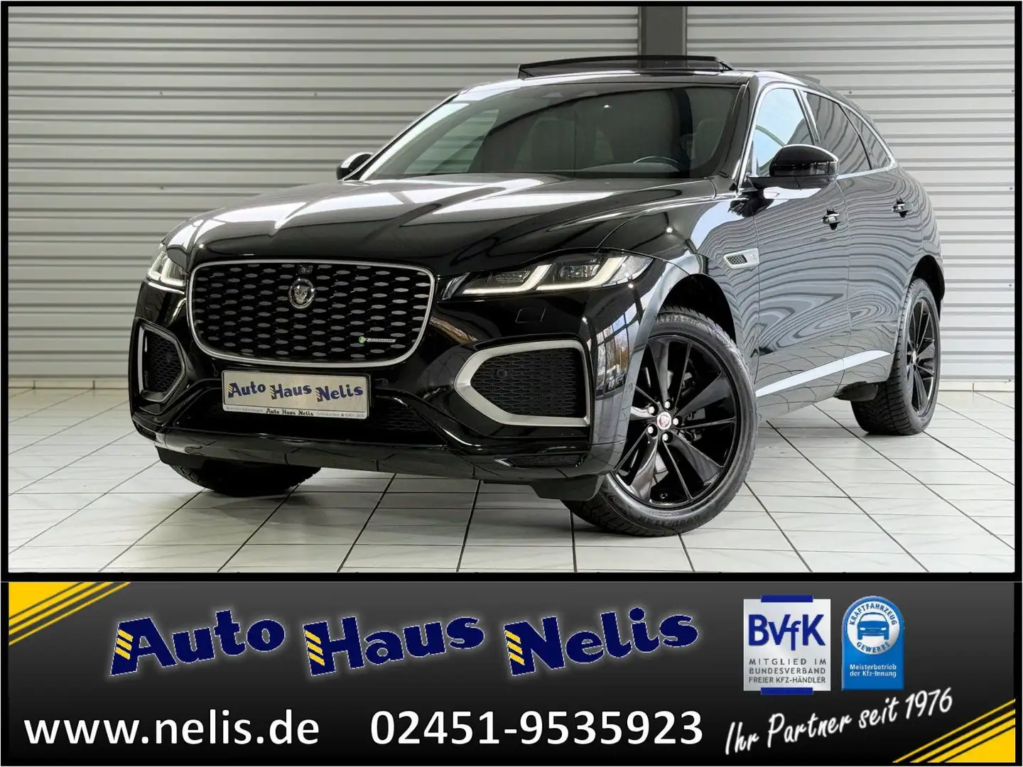 Jaguar F-Pace R-Dynamic SE AWD Panorama LED ACC DAB Noir - 1