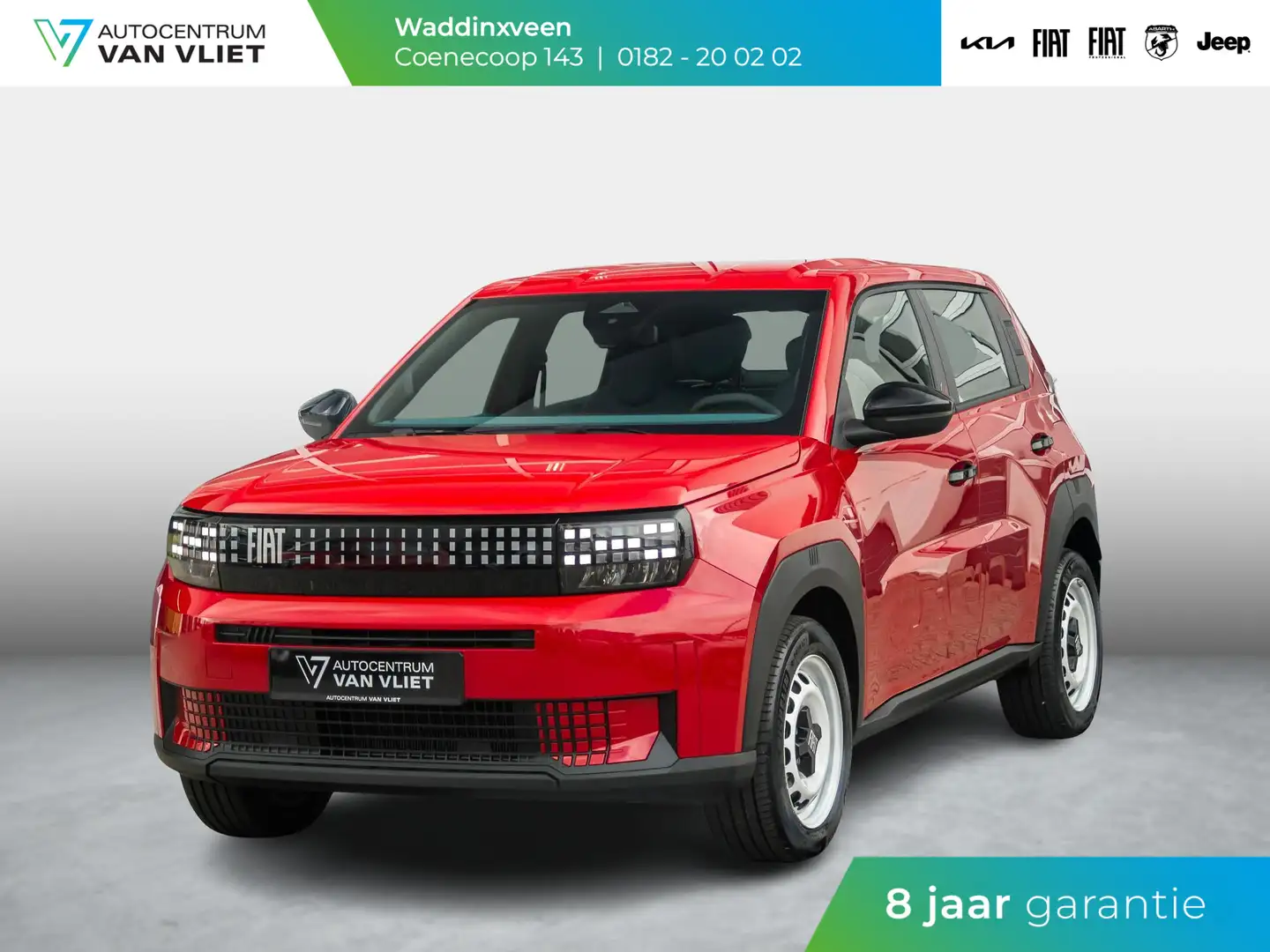 Fiat Grande Panda Red 44 kWh | Uit voorraad leverbaar | Airco | Crui Rood - 1