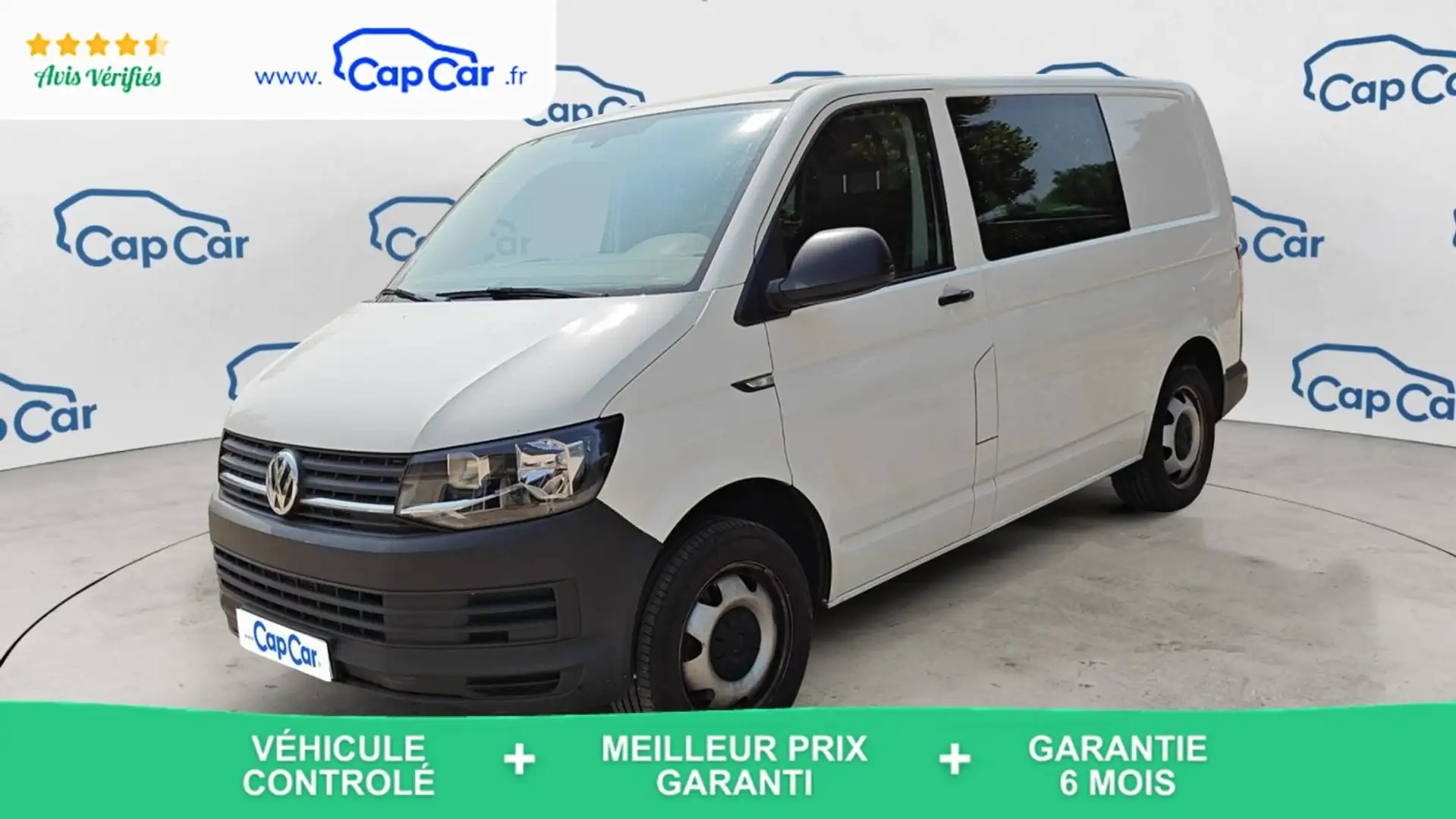 Volkswagen Transporter Fourgon TPMR 2.0 TSI 204 DSG7 Business Line Blanc - 1