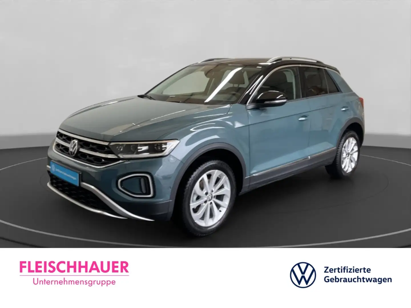 Volkswagen T-Roc 1.5 TSI Style AHK Navi Digitales Cockpit Massagesi Bleu - 1