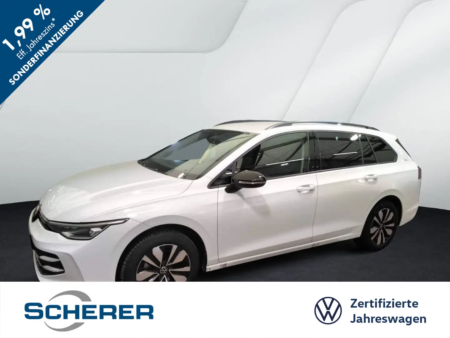 Volkswagen Golf Variant Golf VIII Variant 1.5 TSI Goal LED+ NAVI AHK RFK Weiß - 1