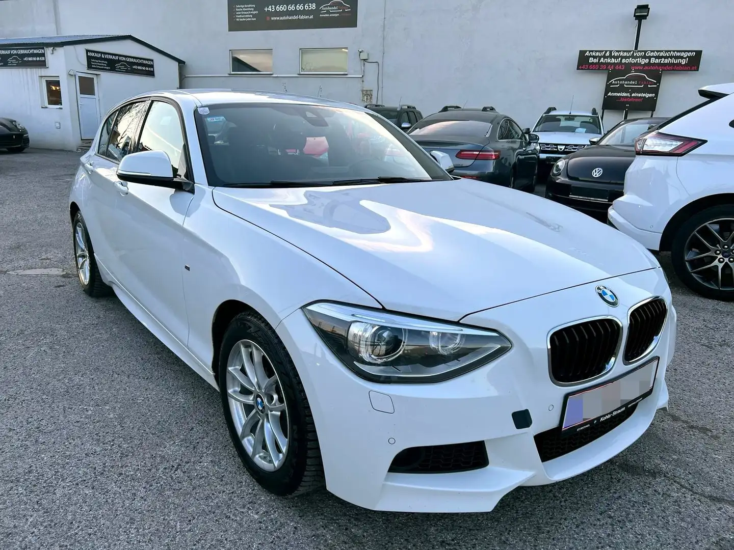 BMW 118 d **M Sport / M Technic** Heckantrieb Automatik Weiß - 1