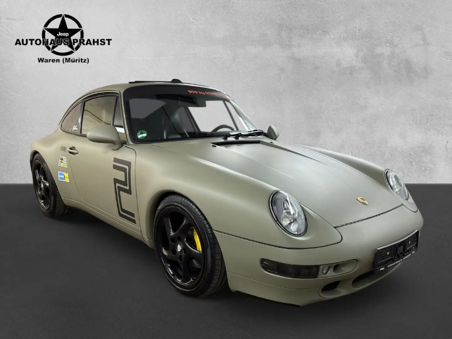 Porsche 993 Carrera Coupe Automatik Klima Leder SSD Чорний - 1