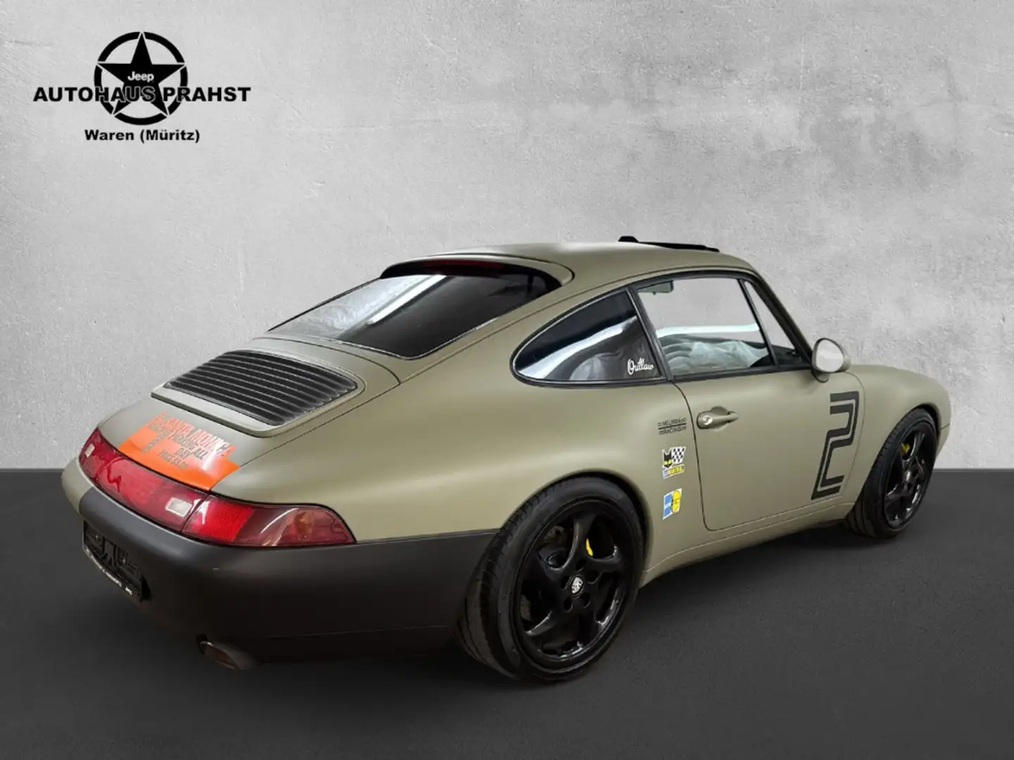 Porsche 993 Carrera Coupe Automatik Klima Leder SSD Чорний - 2