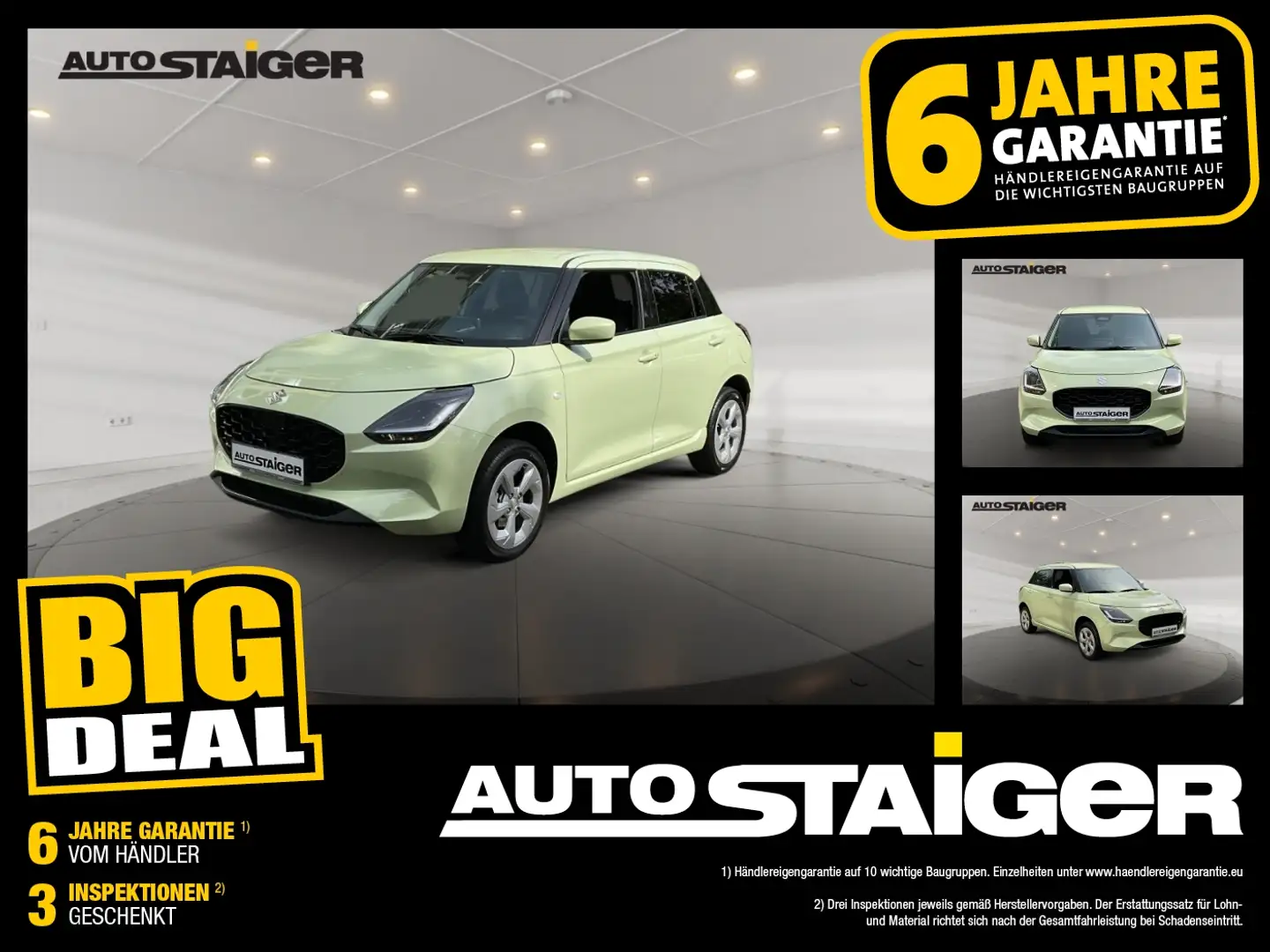 Suzuki Swift 1.2 Comfort Hybrid Rückfahr. Navi Gelb - 1