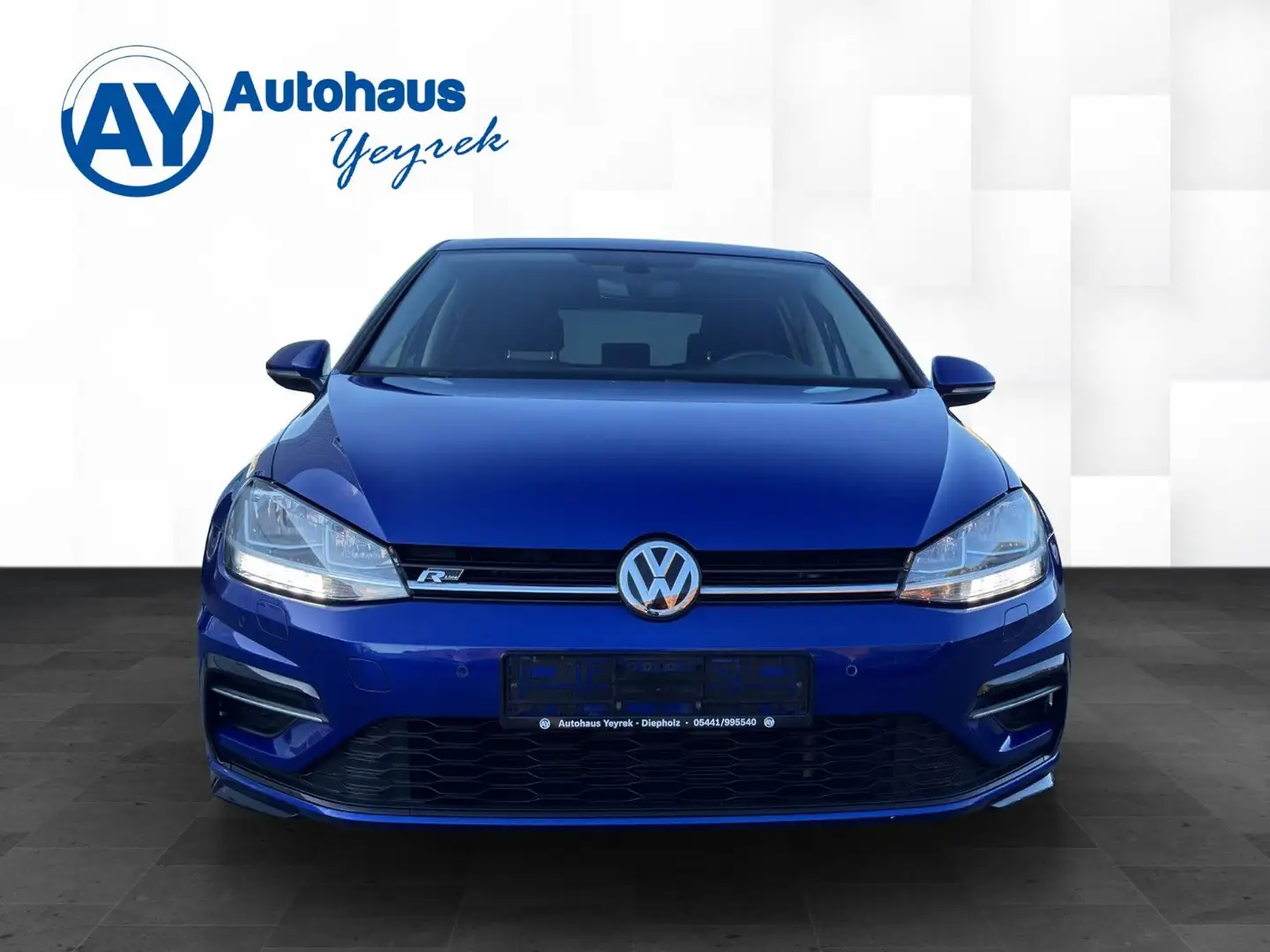 Volkswagen Golf VII Lim. R Line *APP*SHZ*MFL*Massage* Blau - 2