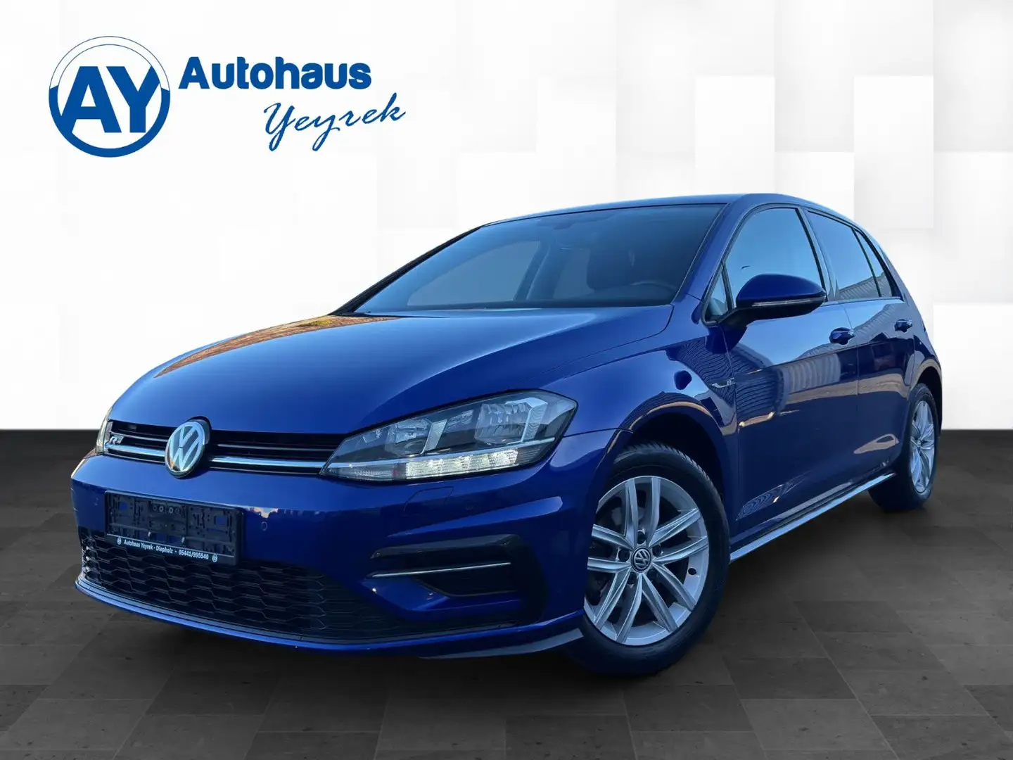 Volkswagen Golf VII Lim. R Line *APP*SHZ*MFL*Massage* Blau - 1