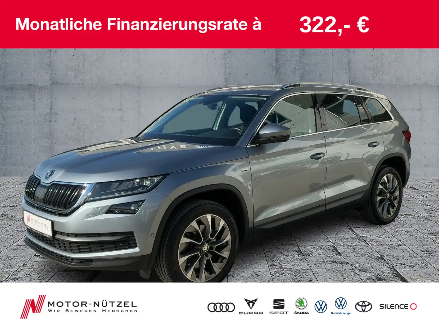 Skoda Kodiaq 2.0TSI 4x4 DSG CLEVER 5JG+LED+NAV+ACC+AHK Gris - 1