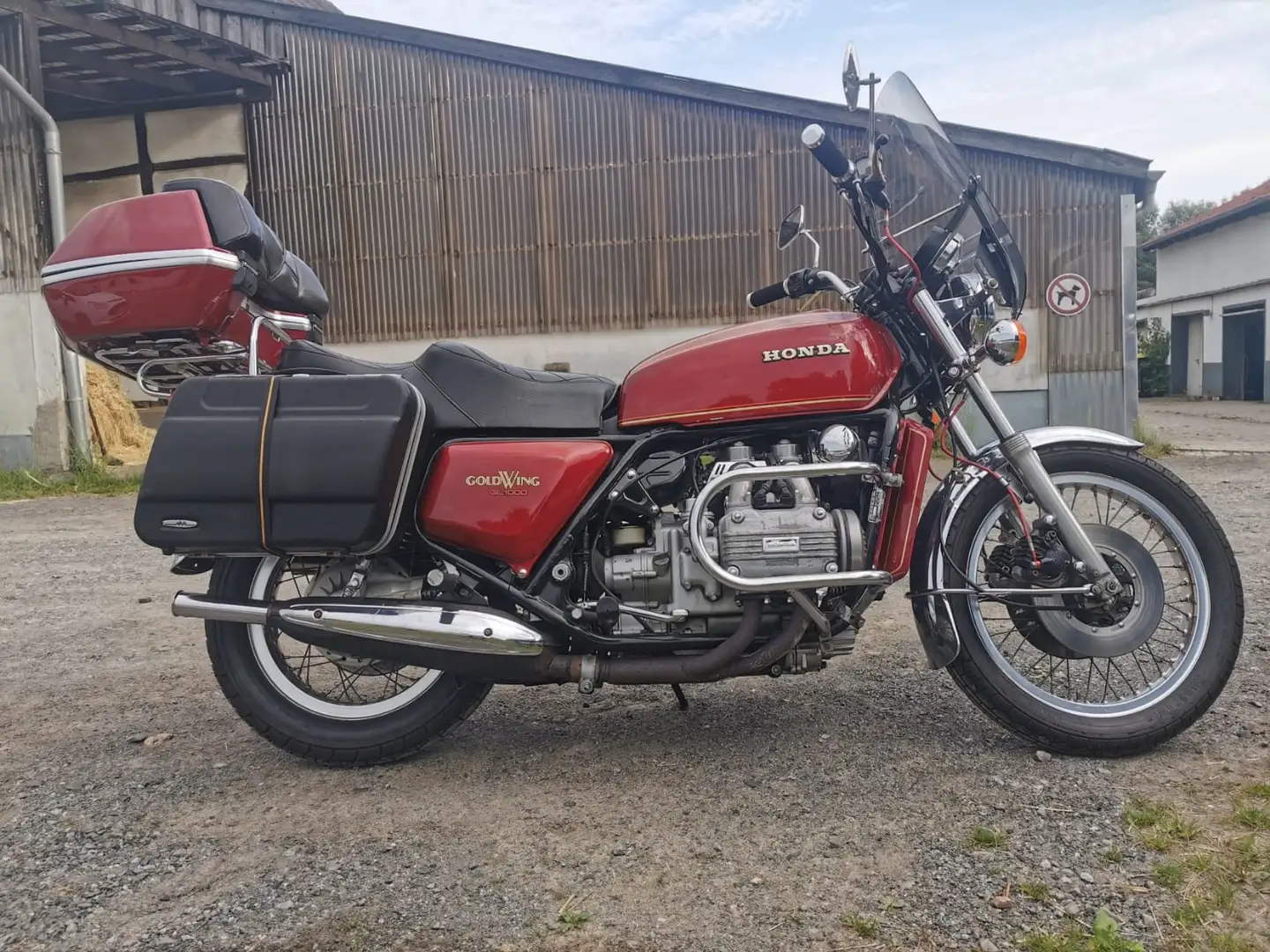 Honda GL 1000 Gpldwing GL1 Rosso - 1