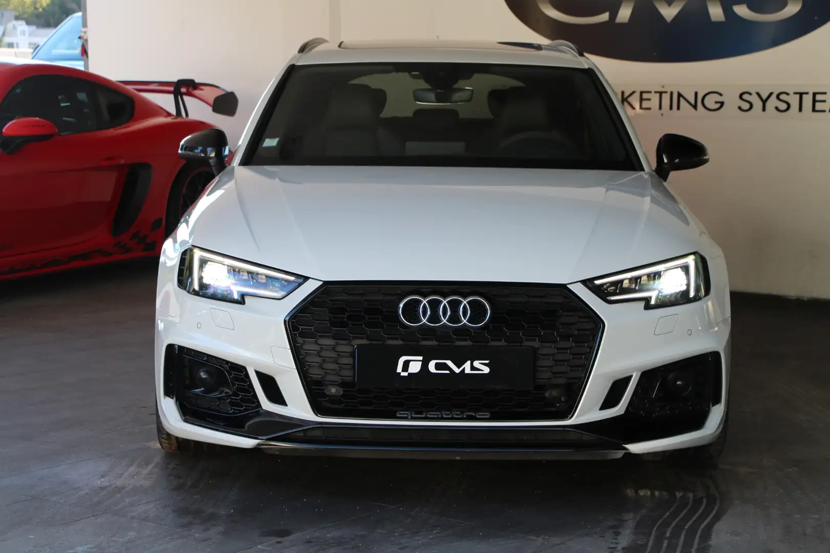 Audi RS4 V6 2.9 TFSI 450 ch Tiptronic 8 Weiß - 2