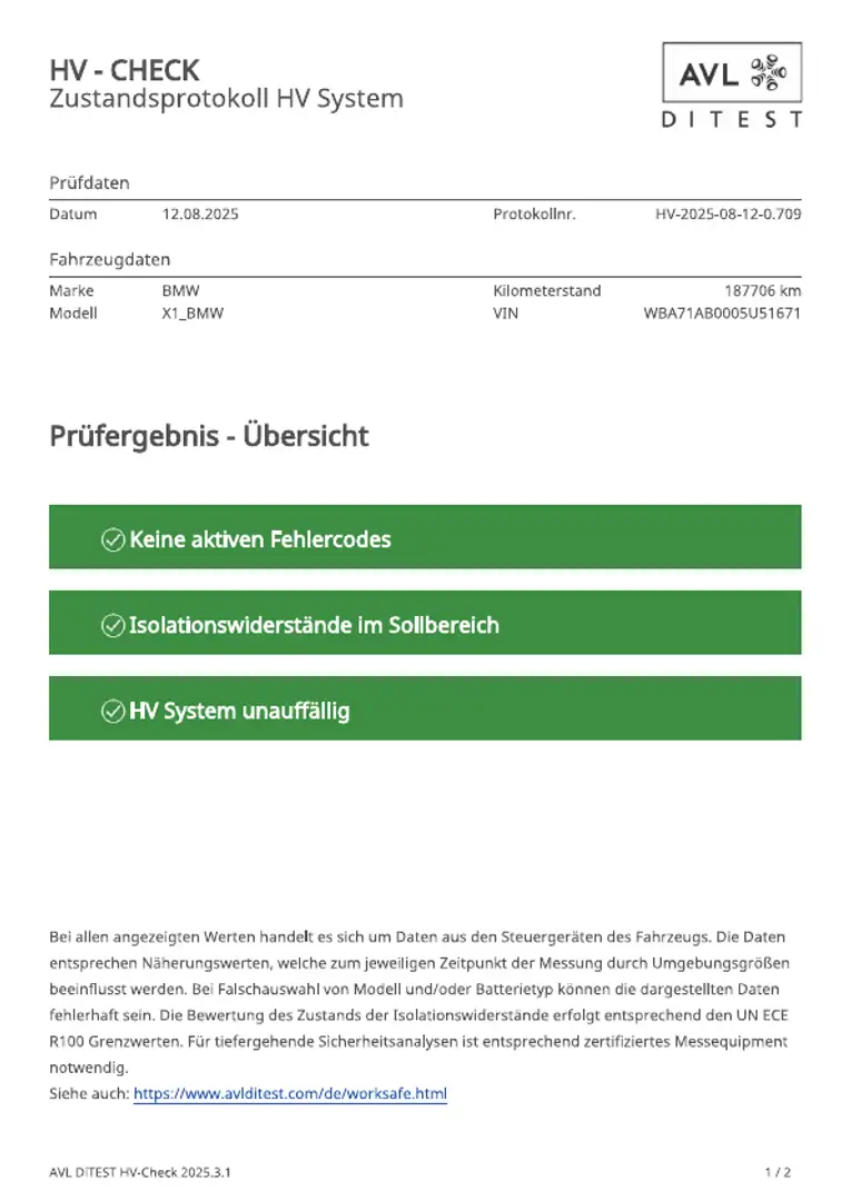 BMW X1 xDrive25e Advantage +nur an Händler/Export+ Noir - 2