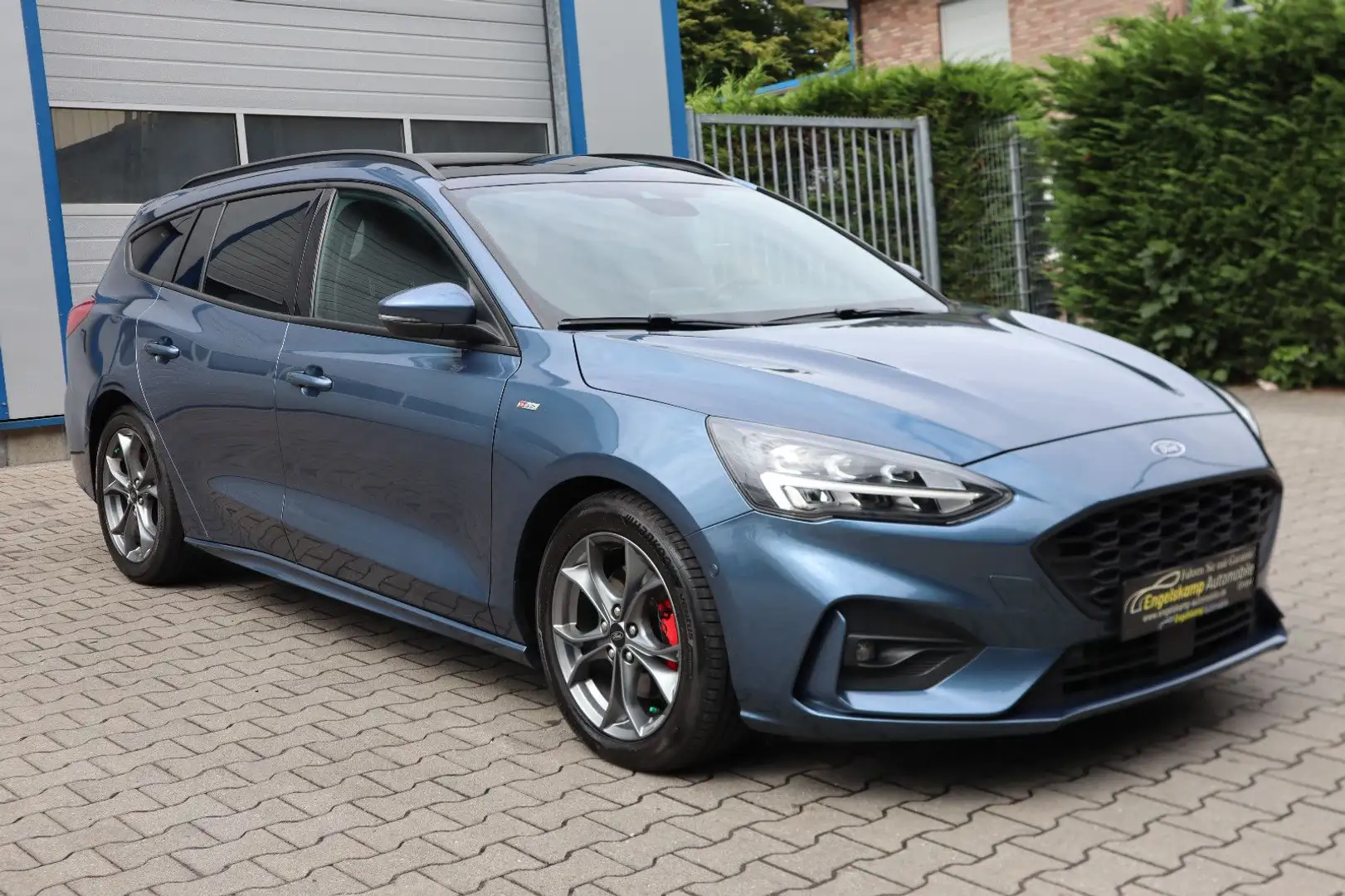 Ford Focus Turnier 2.0 ST-Line/PANO/CAM/NAVI/SCHECKH. Blau - 1