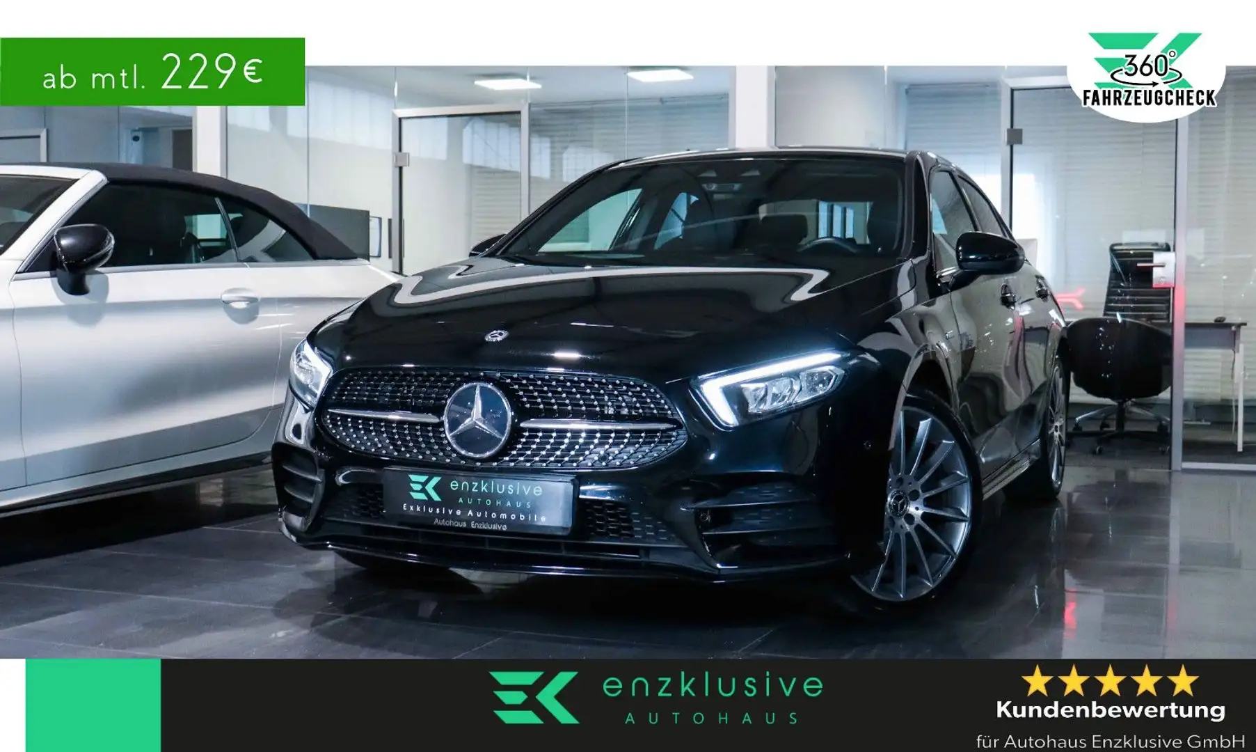 Mercedes-Benz A 250 e Limousine AMG*WIDESCREEN*NIGHT*BURM*KAM Negro - 1