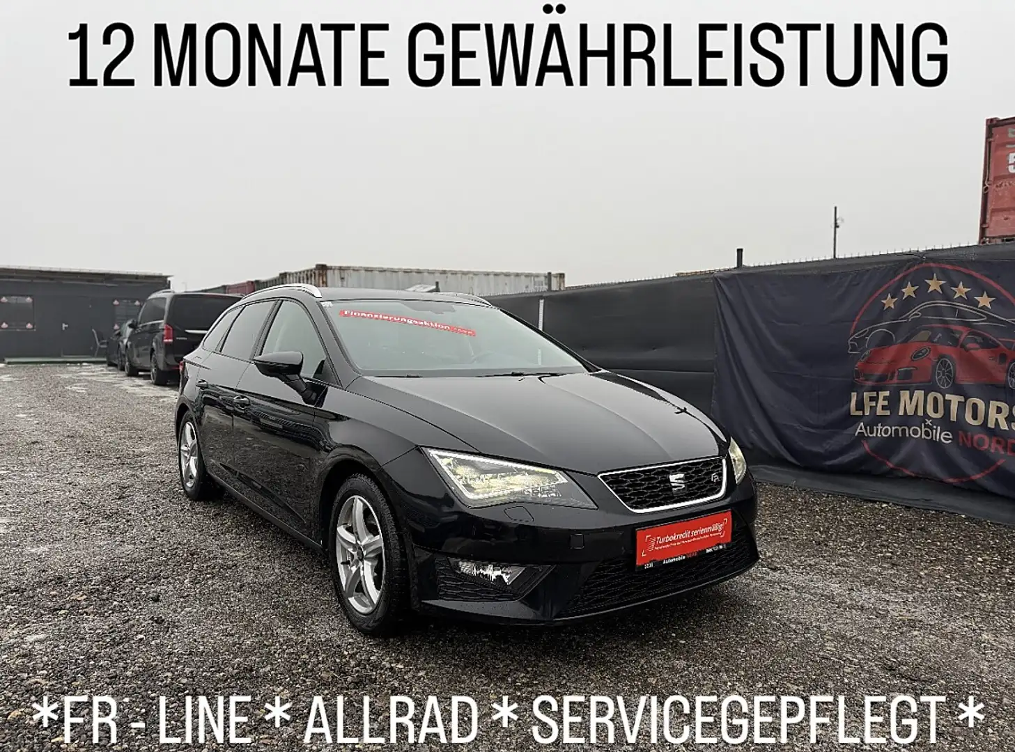 SEAT Leon ST FR Line 2.0 TDI 4Drive - ALLRAD - wenig KM -... Schwarz - 1