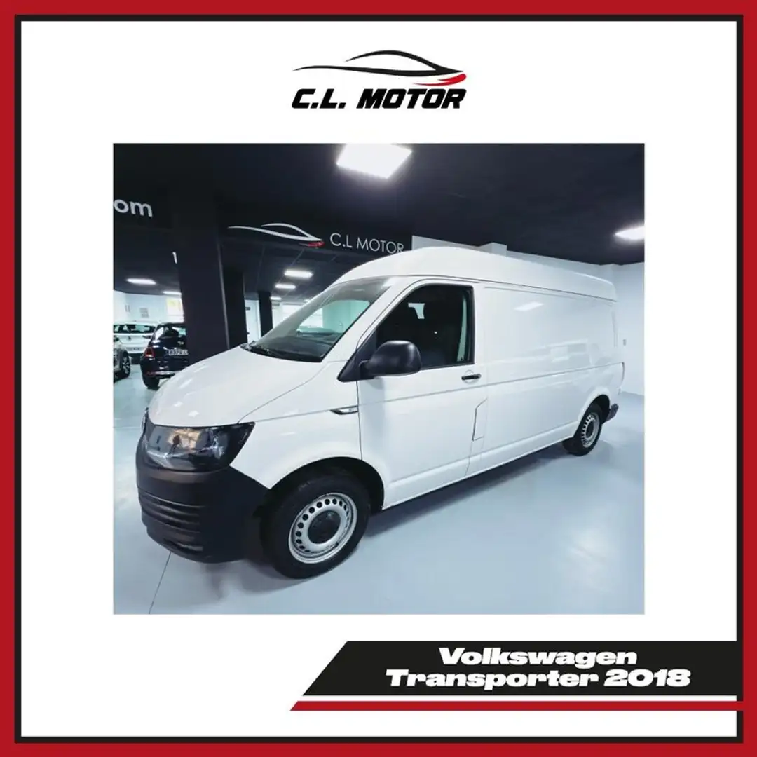 Volkswagen Transporter Chasis CD Largo 2.0 TDI 75kW(102CV) BMT Blanco - 1