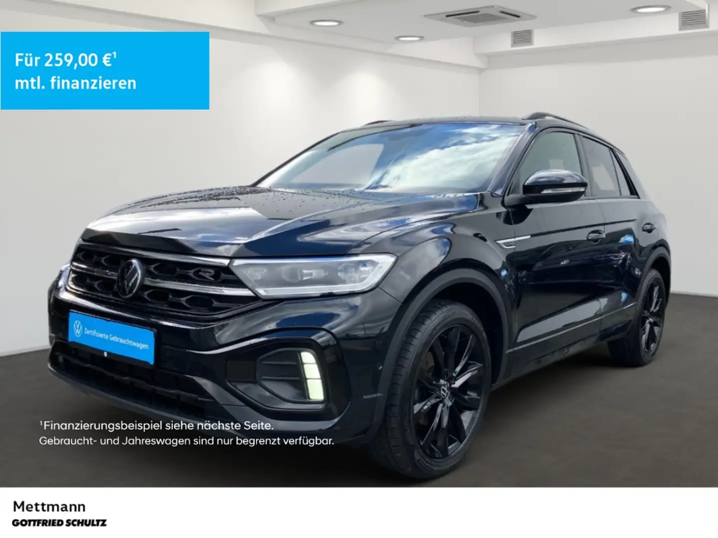 Volkswagen T-Roc 1.5 TSI R-Line DSG LED SHZ KAMERA PDC LM ZV Noir - 1