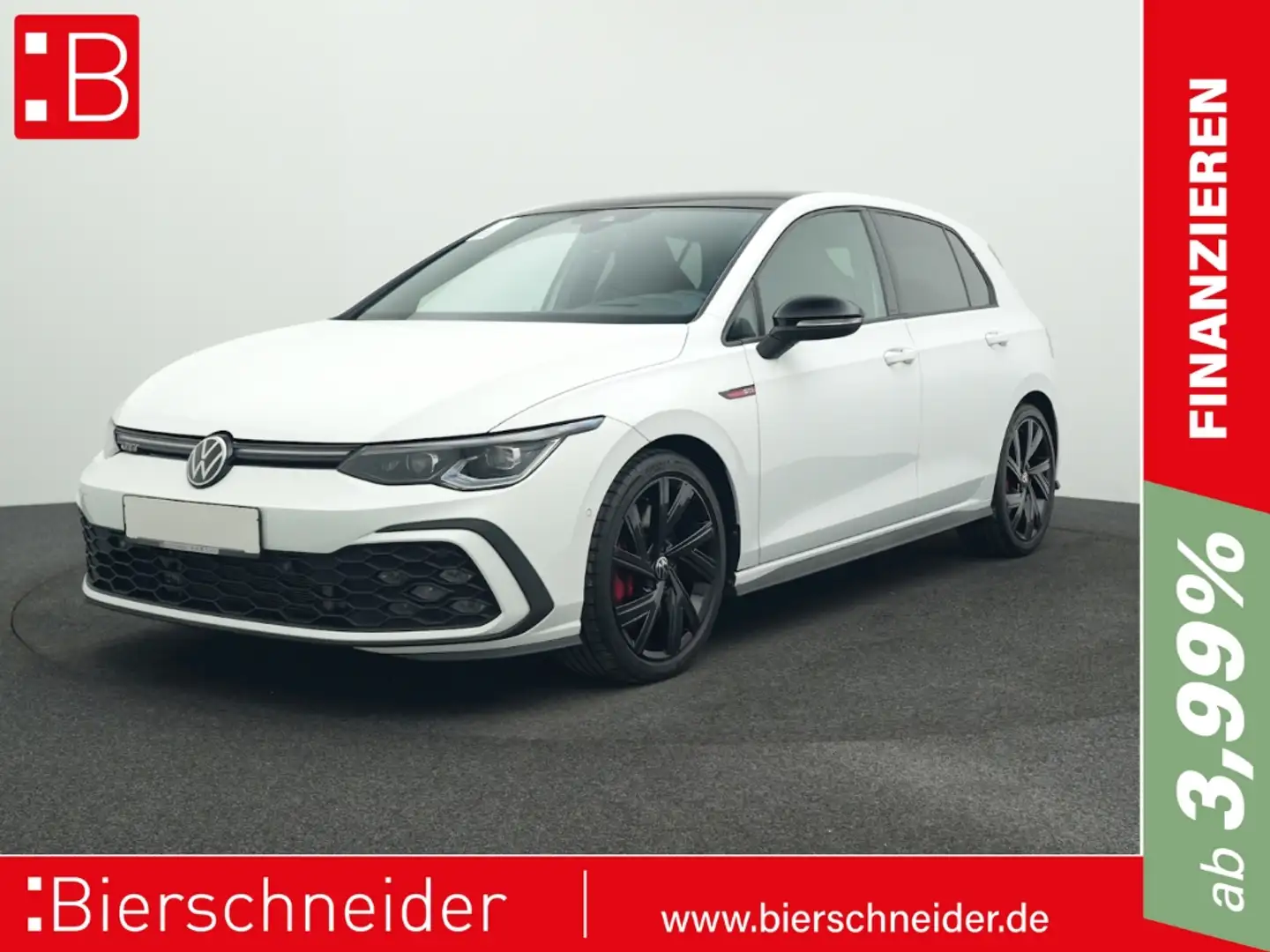 Volkswagen Golf GTI 8 2.0 TSI DSG Black Style PANO AHK HuD Weiß - 1
