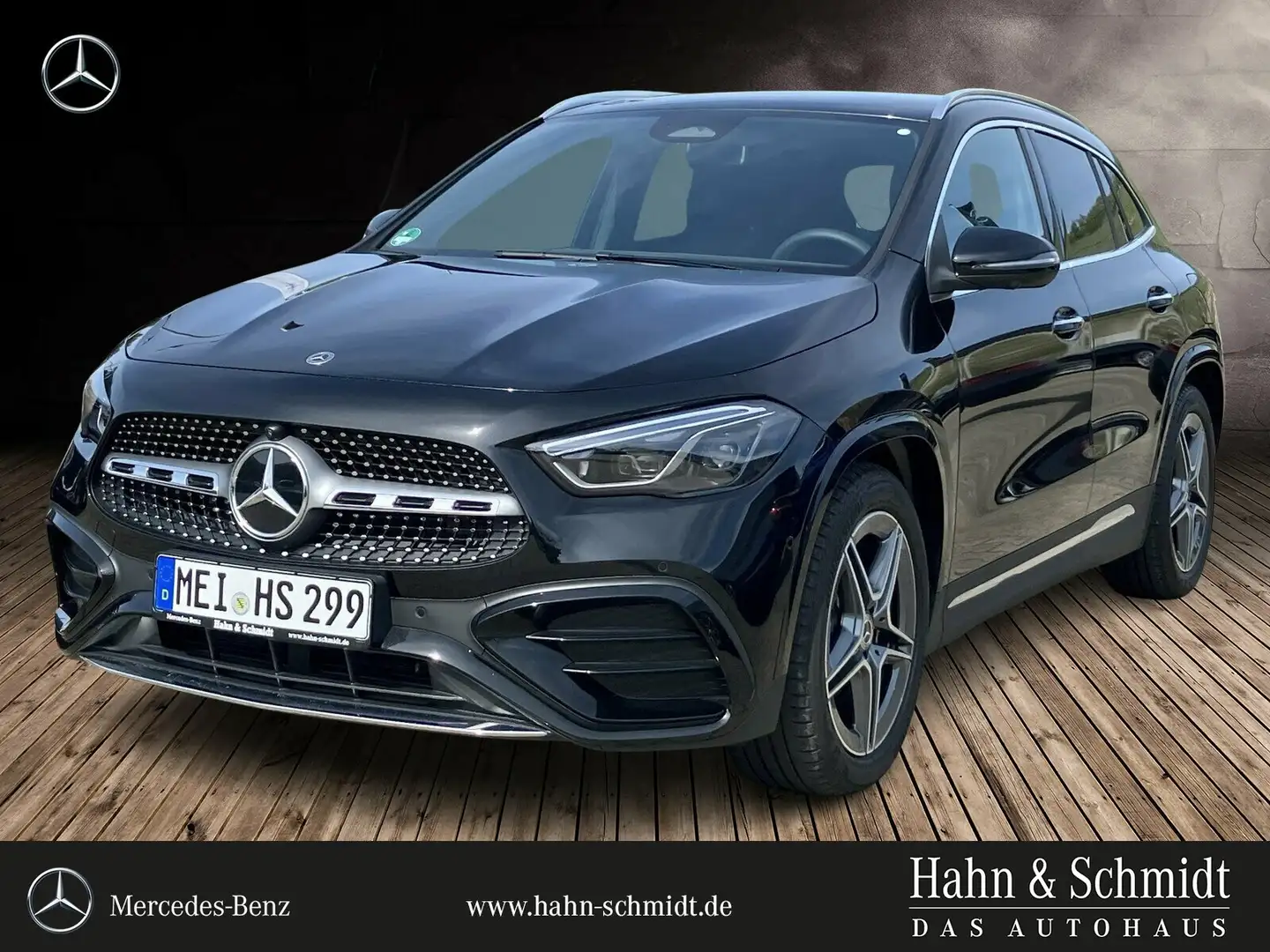 Mercedes-Benz GLA 200 GLA 200 AMG-Line/Distr/Multib/AHK/360°/EasyP/TW Schwarz - 1
