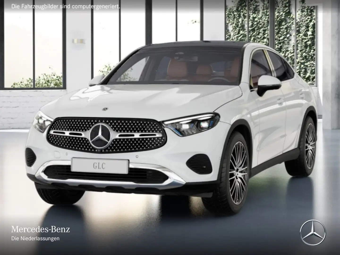 Mercedes-Benz GLC 220 d 4M AVANTG+PANO+360+AHK+TOTW+KEYLESS+9G Weiß - 2