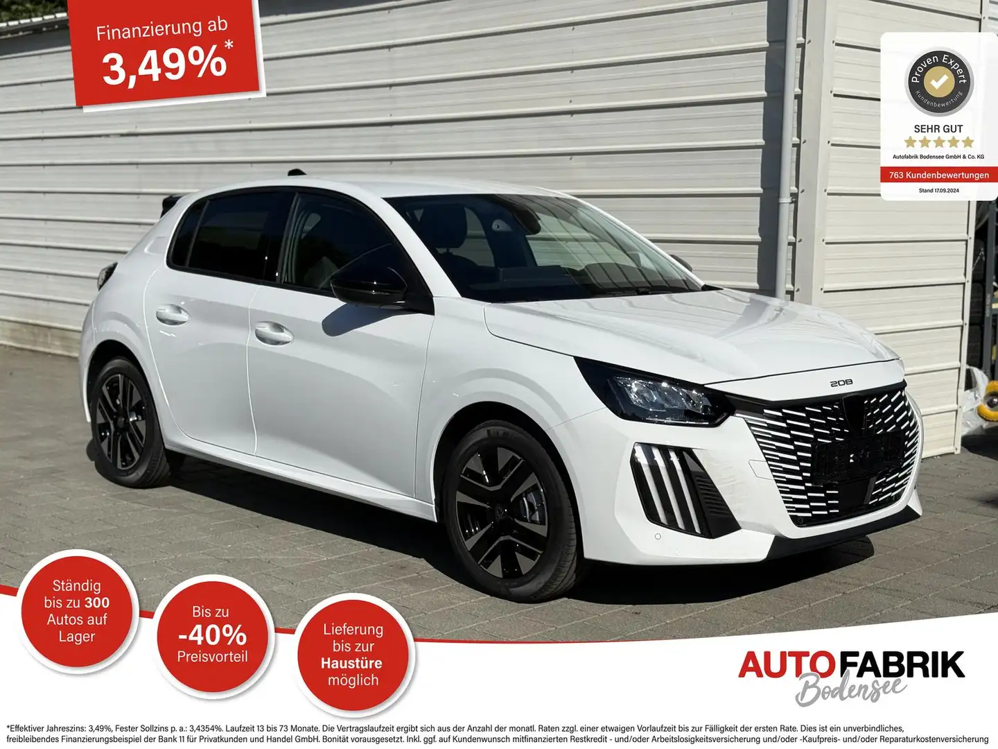 Peugeot 208 Allure 1.2 Hybrid 110 e-DCS6 Android Auto*SHZ*ACC* Wit - 1