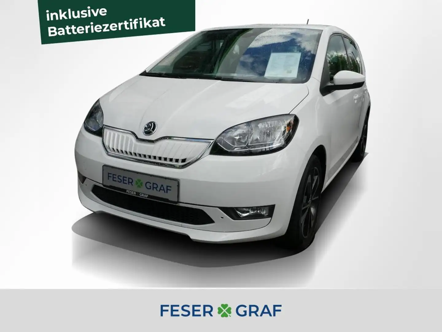 Skoda Citigo e iV Style Alu 16" Bluetooth PDC Sitzh. Weiß - 1