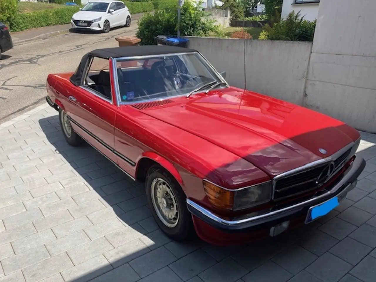 Mercedes-Benz 350 SL, unfallfrei - Familienerbstück, Classic-Data 2+, Handschalter, H-Zulassung, Original-Werks-Auslieferungszustand, foto 5