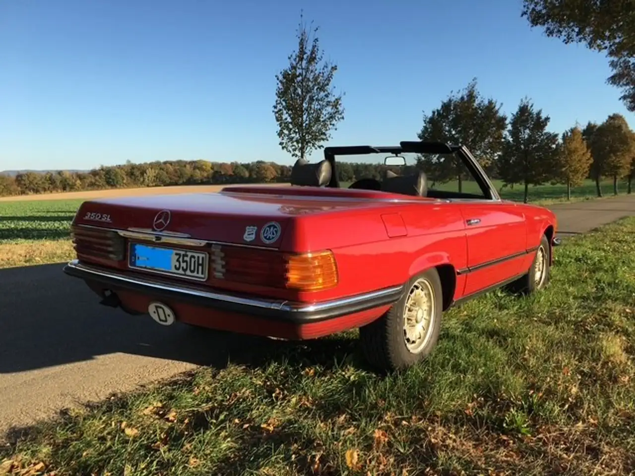 Mercedes-Benz 350 SL, unfallfrei - Familienerbstück, Classic-Data 2+, Handschalter, H-Zulassung, Original-Werks-Auslieferungszustand, foto 4