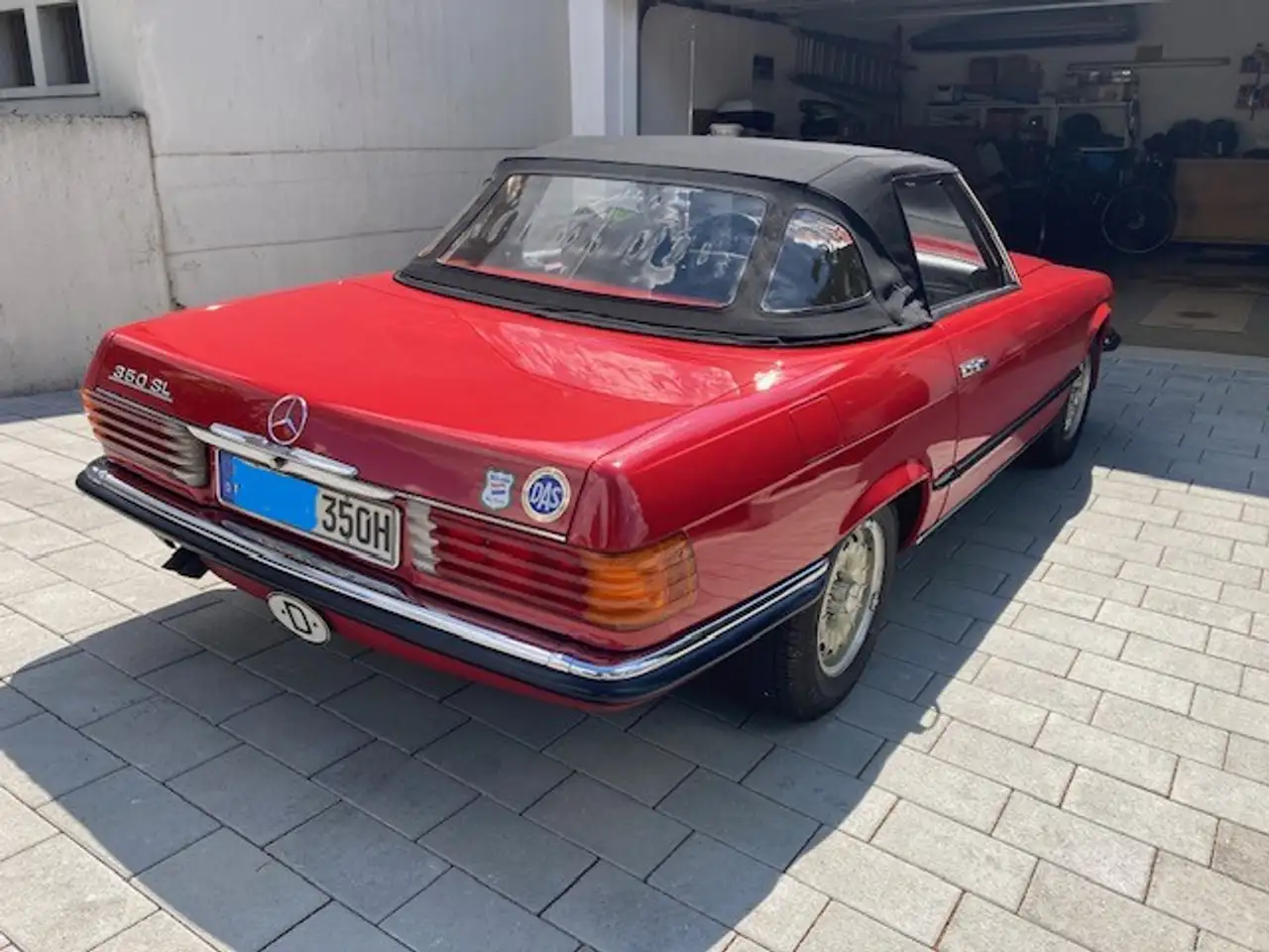 Mercedes-Benz 350 SL, unfallfrei - Familienerbstück, Classic-Data 2+, Handschalter, H-Zulassung, Original-Werks-Auslieferungszustand, foto 6