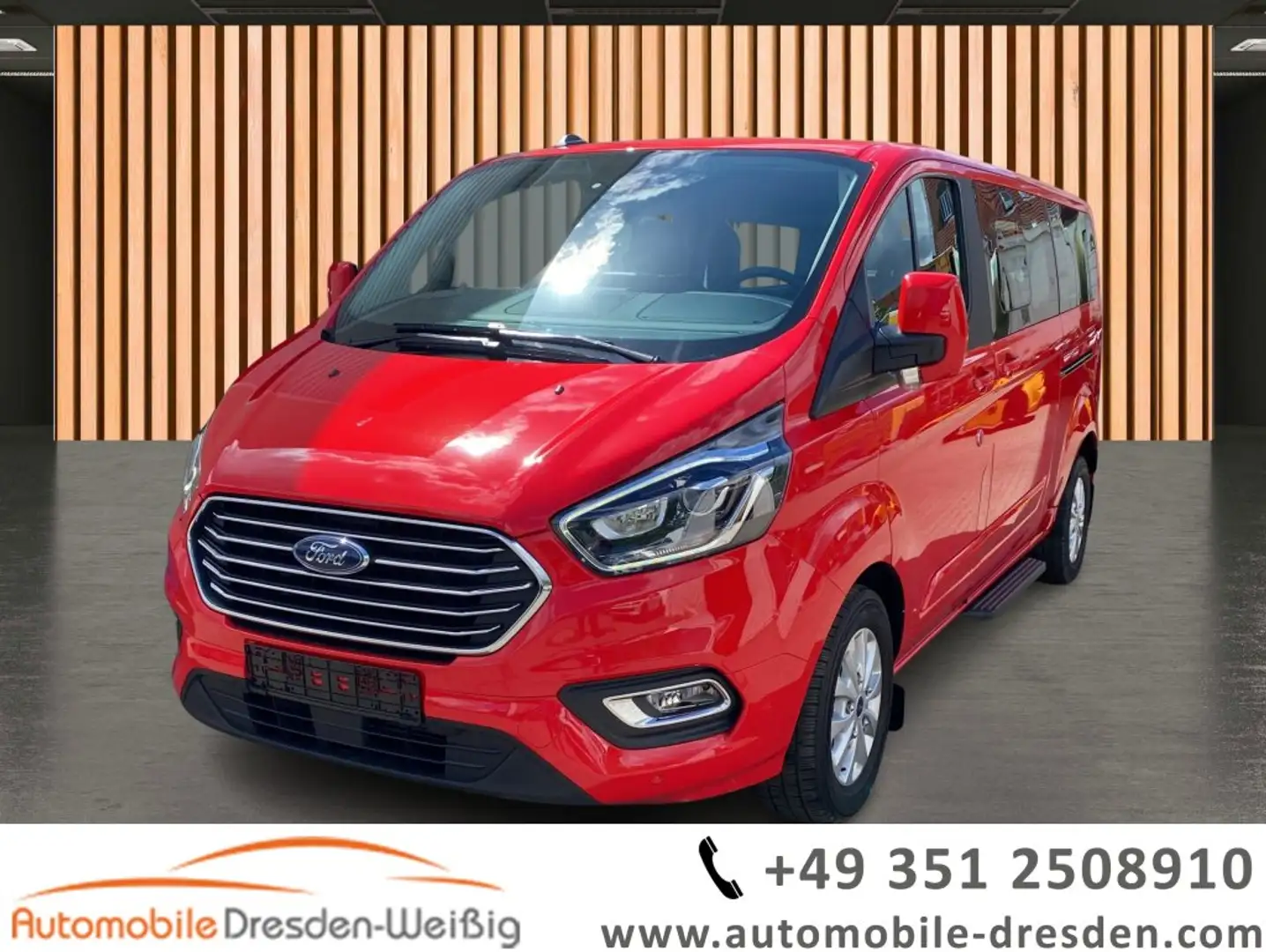 Ford Tourneo Custom 320 L2 Shuttle Titanium*Navi*ACC* Rot - 1