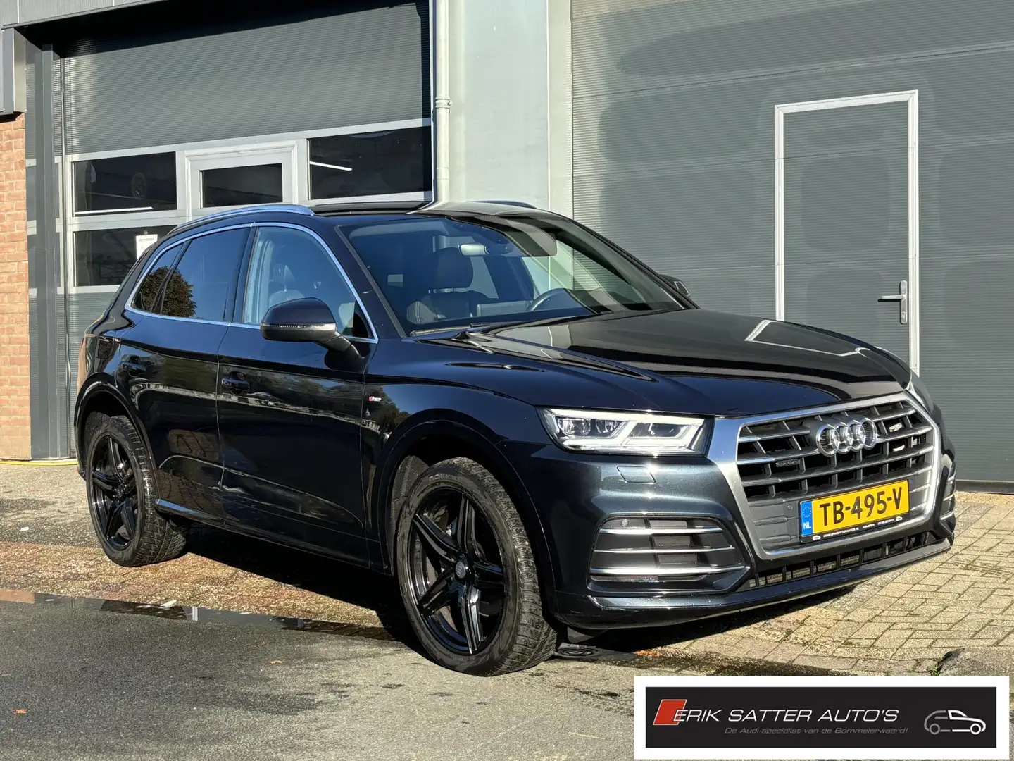 Audi Q5 2.0 TFSI quattro Sport 3x S Line Edition Virtueel Blauw - 1