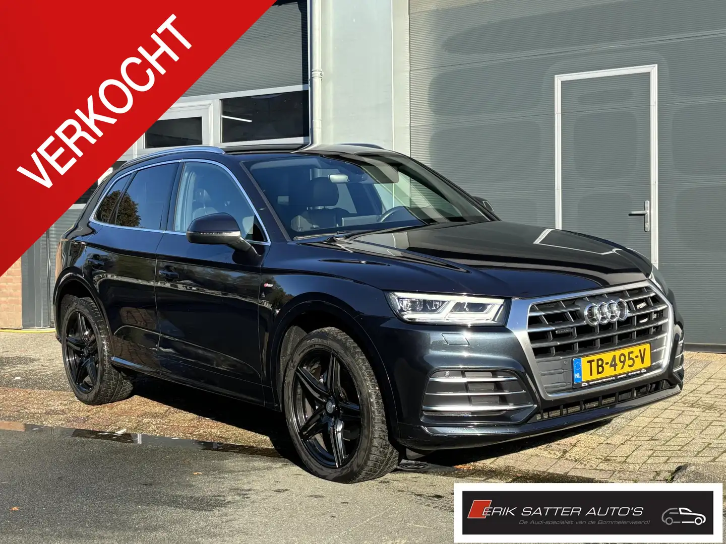 Audi Q5 2.0 TFSI quattro Sport 3x S Line Edition Virtueel Bleu - 1