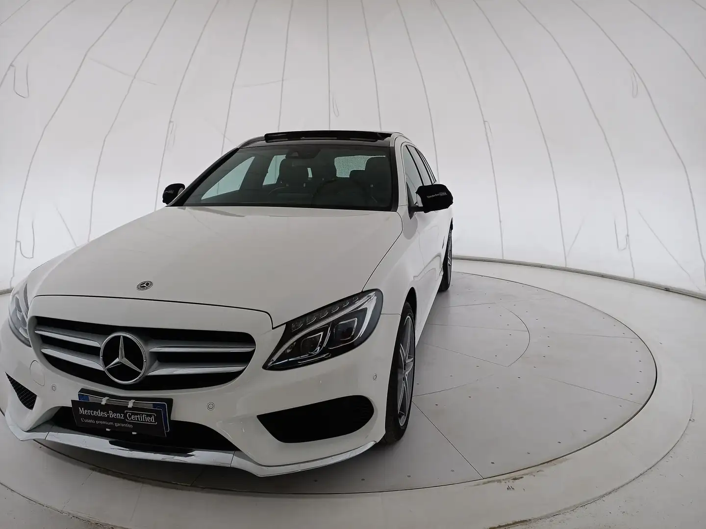 Mercedes-Benz C 220 Classe C-S205 2014 SW C SW 220 d Premium 4matic a Blanc - 1
