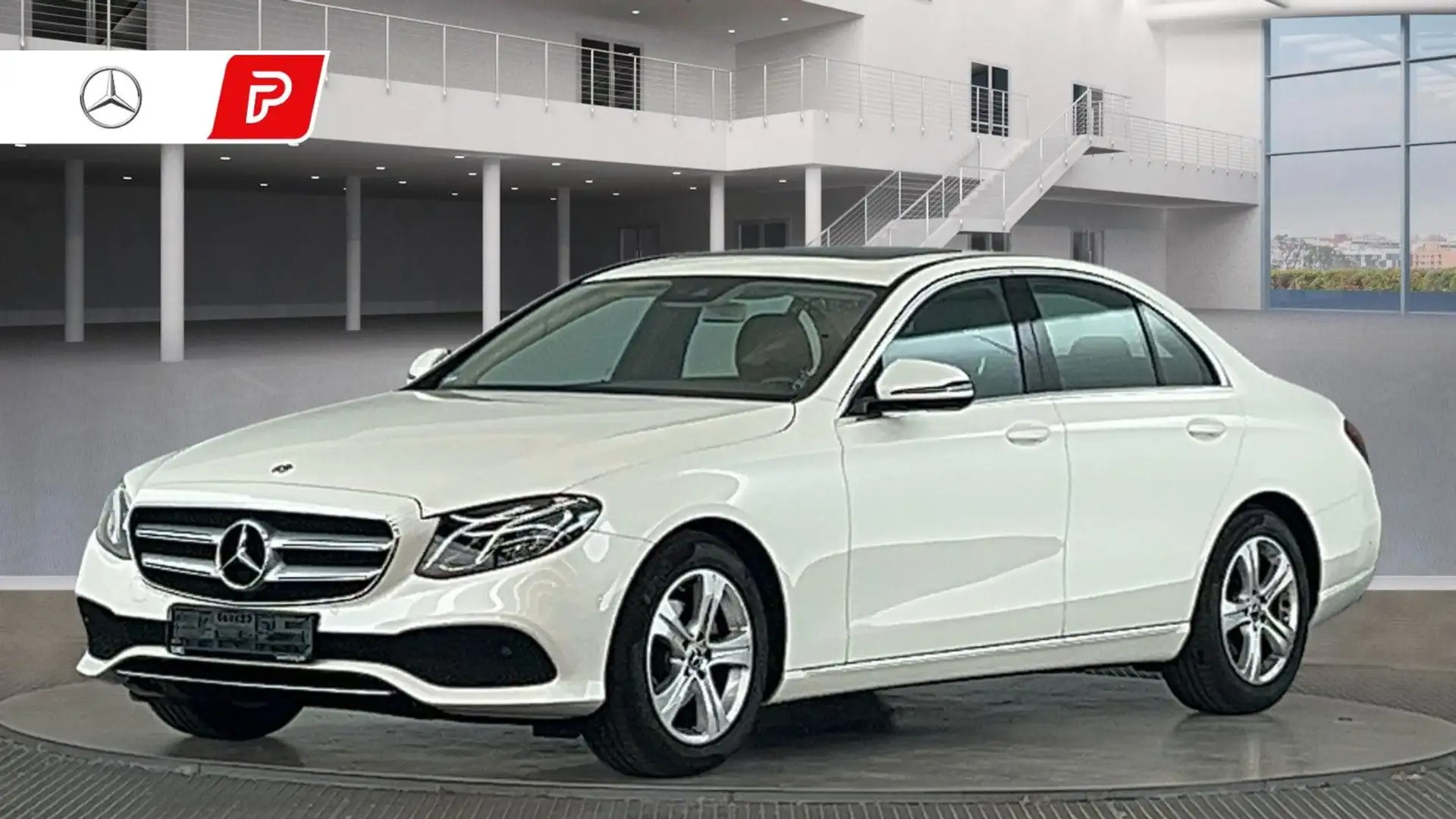 Mercedes-Benz E 200 E -Klasse Lim Avantgarde*Leder*Schiebedach Weiß - 1