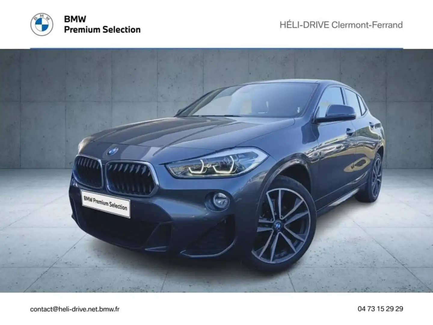 BMW X2 sDrive18dA 150ch M Sport Euro6d-T 118g Blanc - 1