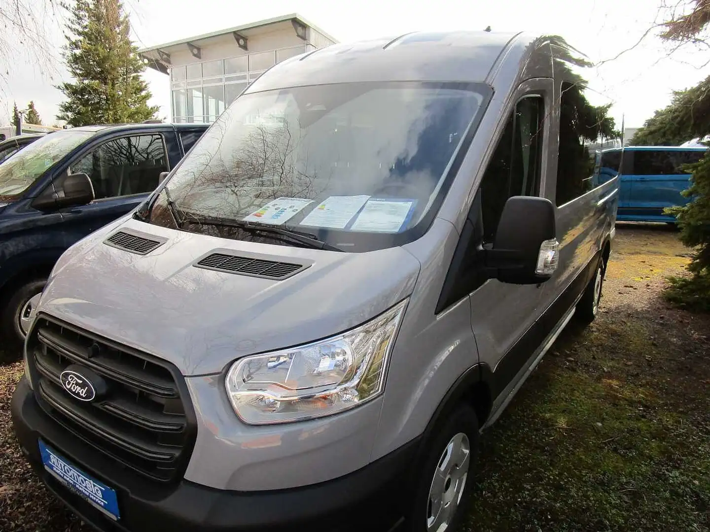 Ford Transit 350 TDCi Kombi N1 L3H2 LKW  Trend /RFK/PPS Gris - 2