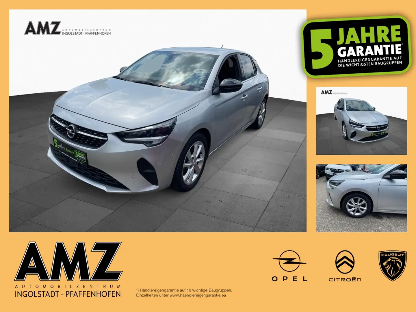 Opel Corsa 1.2 Turbo Edition LED Kamera Klimaauto Zilver - 1