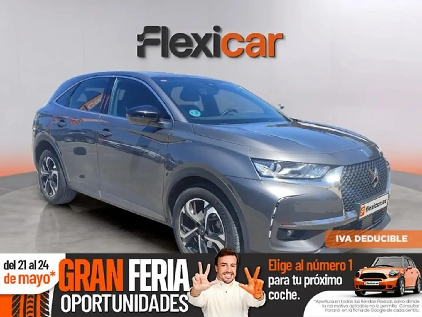 DS Automobiles DS 7 Crossback 1.5BlueHDi Be Chic Aut. Gris - 1