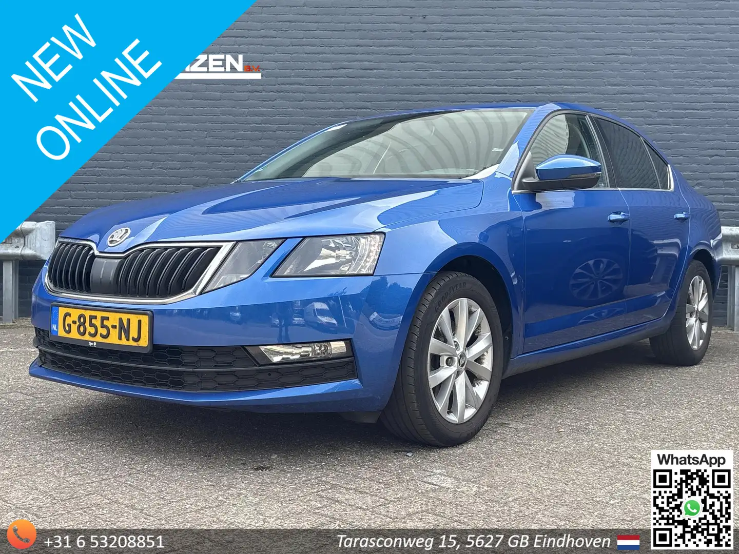 Skoda Octavia 1.0 TSI Greentech Ambition Business € 7.800 NETTO Blauw - 1