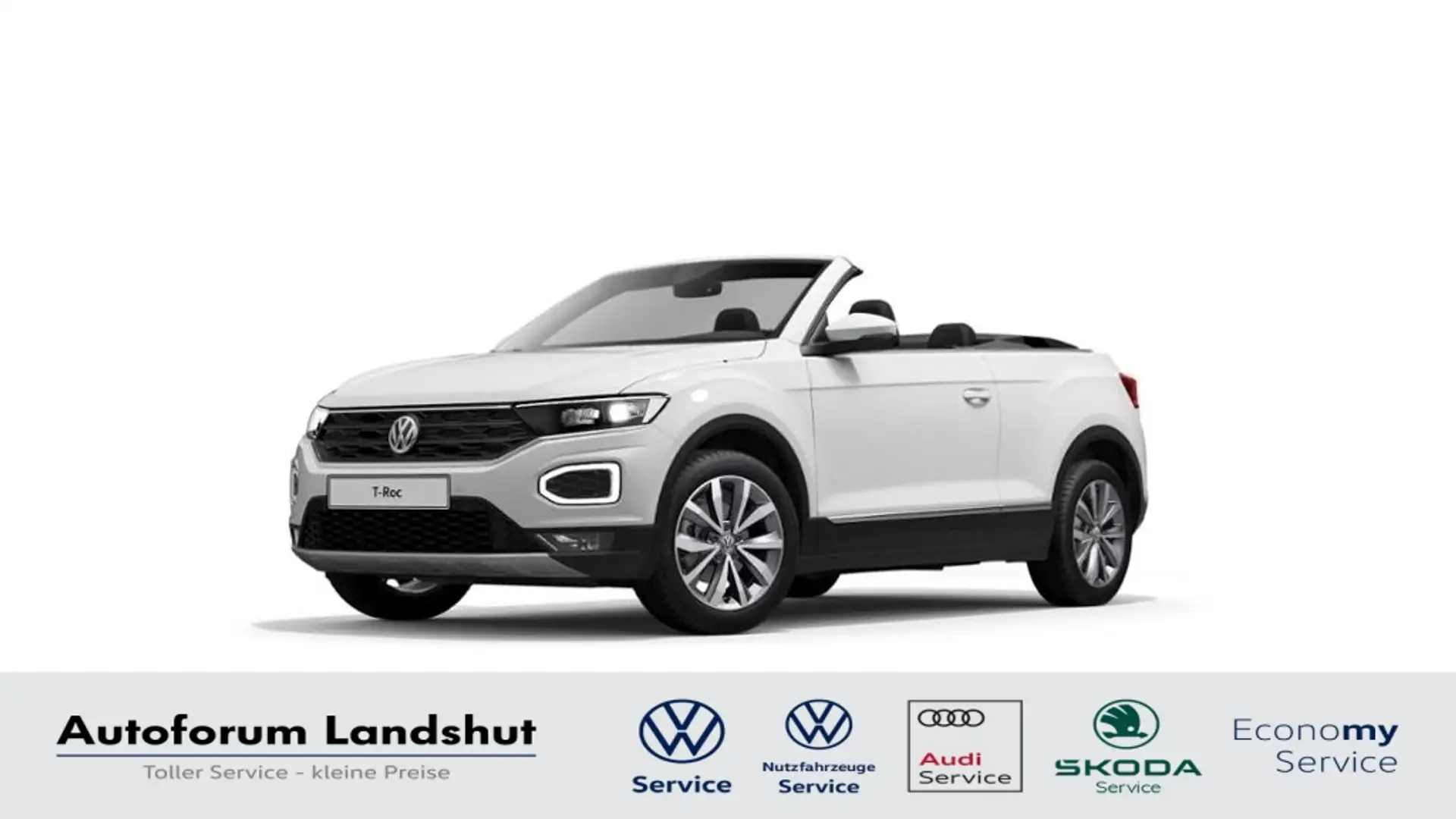 Volkswagen T-Roc Cabriolet 1.5 TSI Style LED/NAVI/SHZ/PDC Weiß - 1