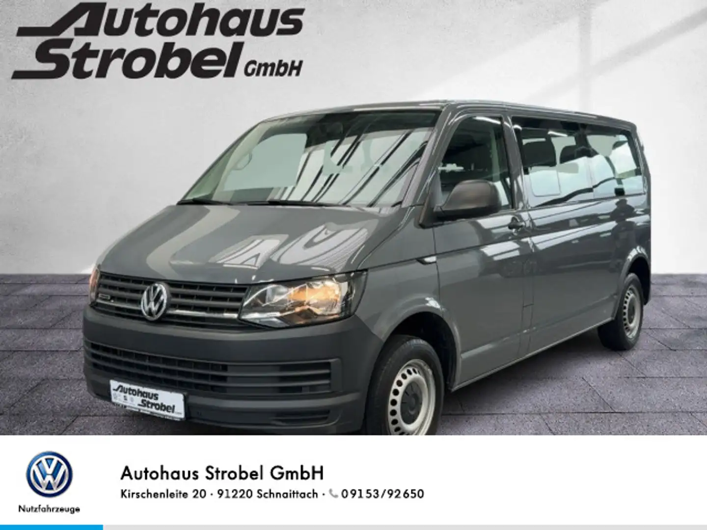 Volkswagen T6 Kombi T6.1 2.0 TDI LR 4M 9-Sitze Navi Bluet. Grey - 1