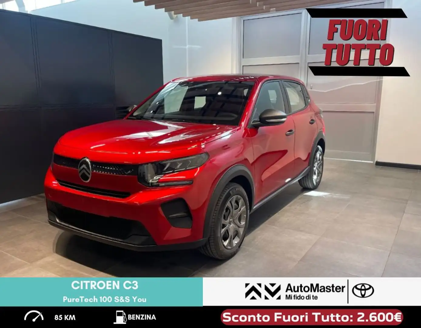 Citroen C3 PureTech 100 S&S You Rosso - 1