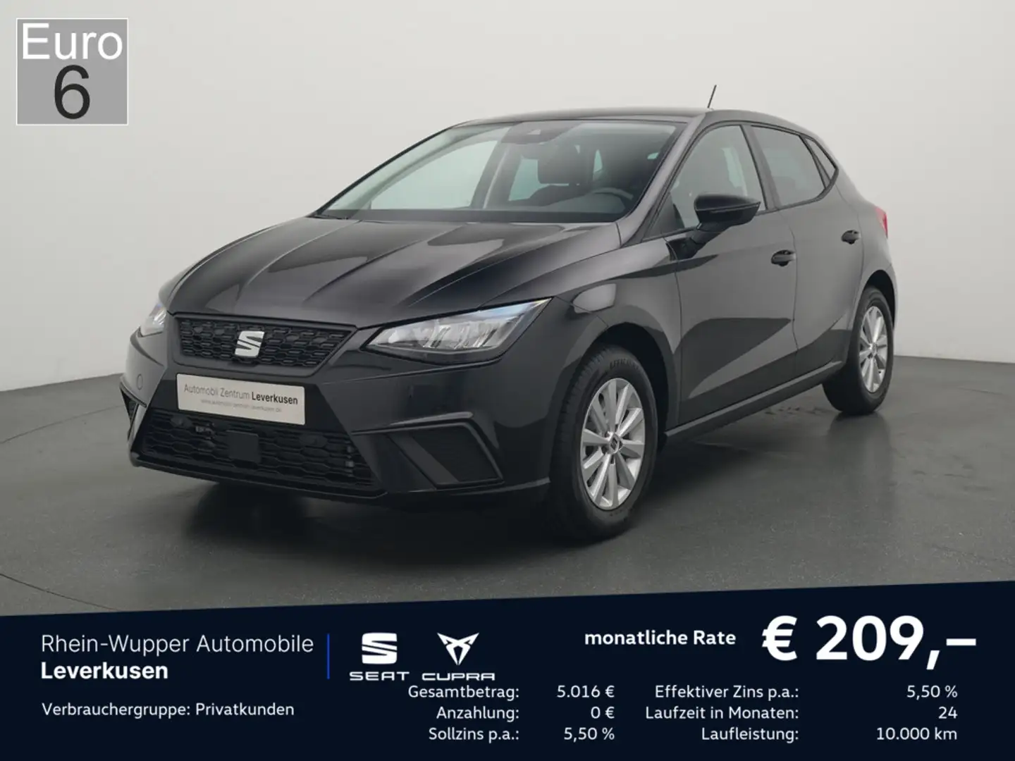 SEAT Ibiza 1.0 TSI Road Edition SHZ ACC FACEL. LED Noir - 1