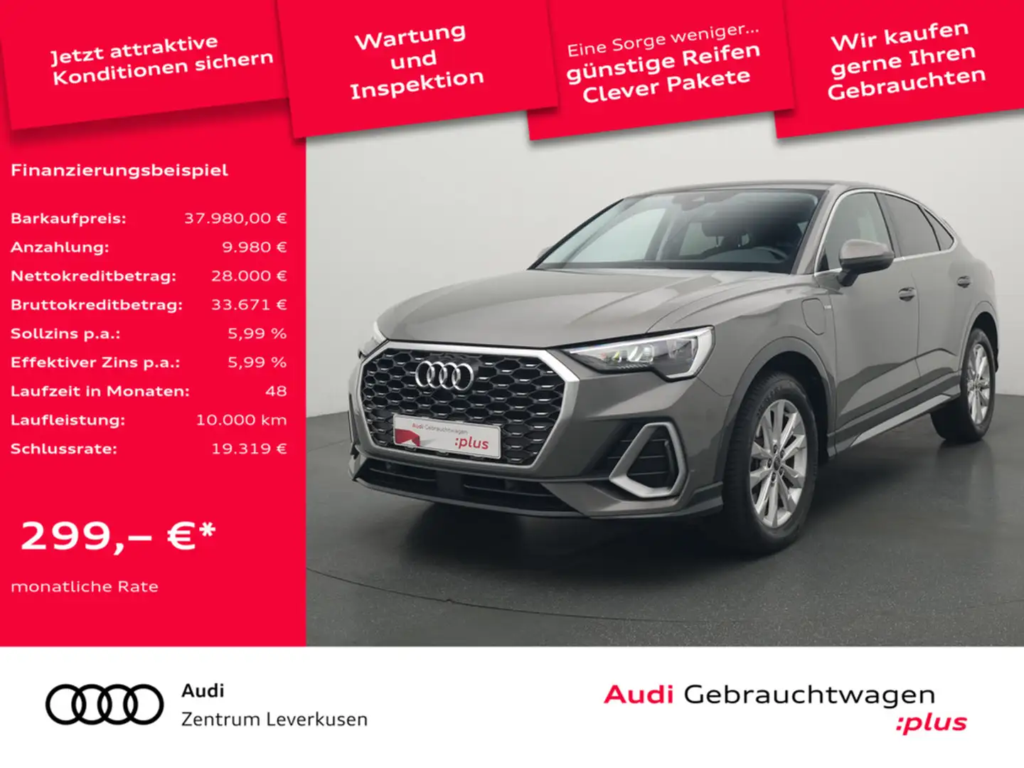 Audi Q3 LED PDC SHZ VIRT KLIMA Schwarz - 1
