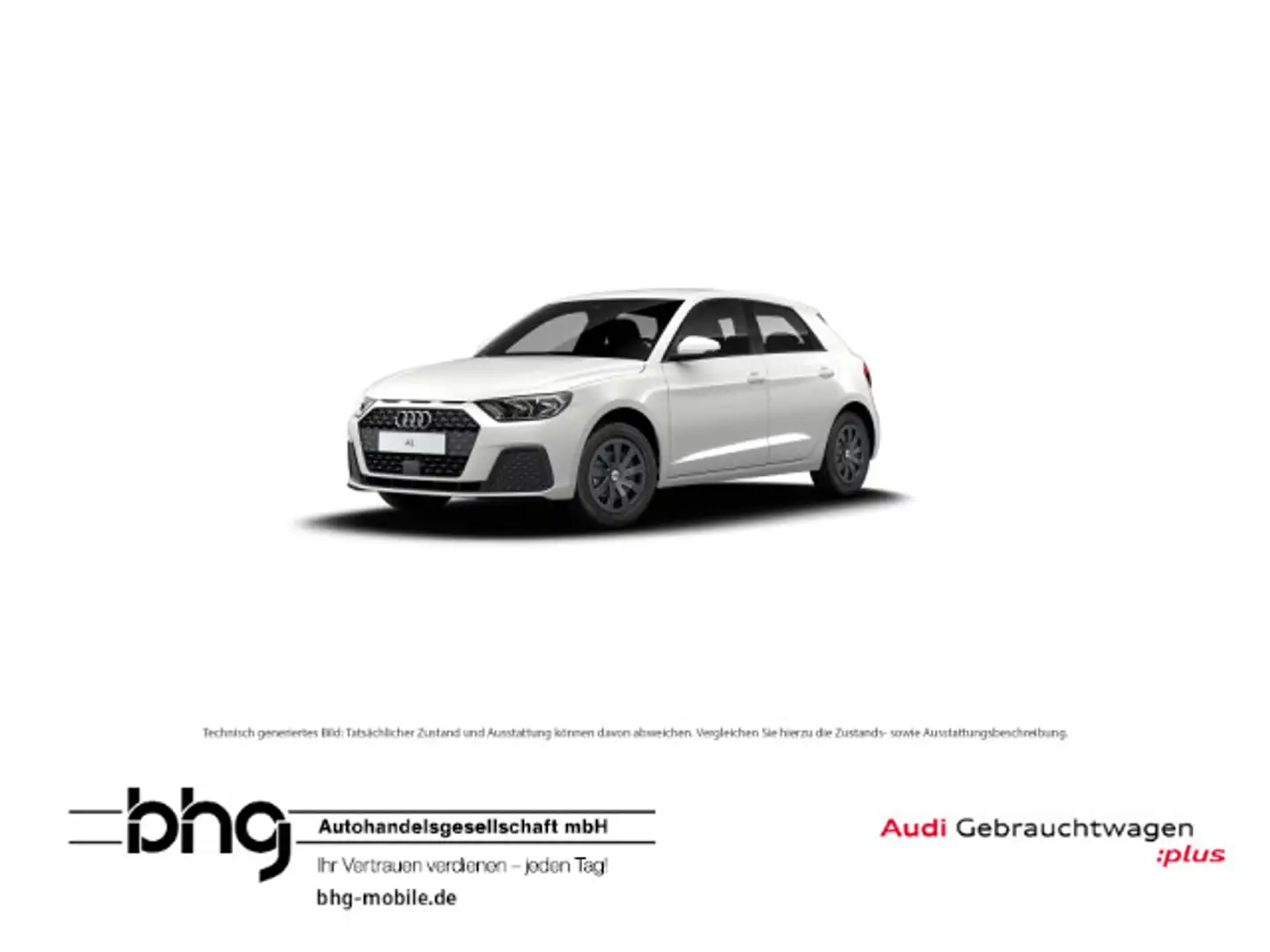Audi A1 25 TFSI Sportback Weiß - 1