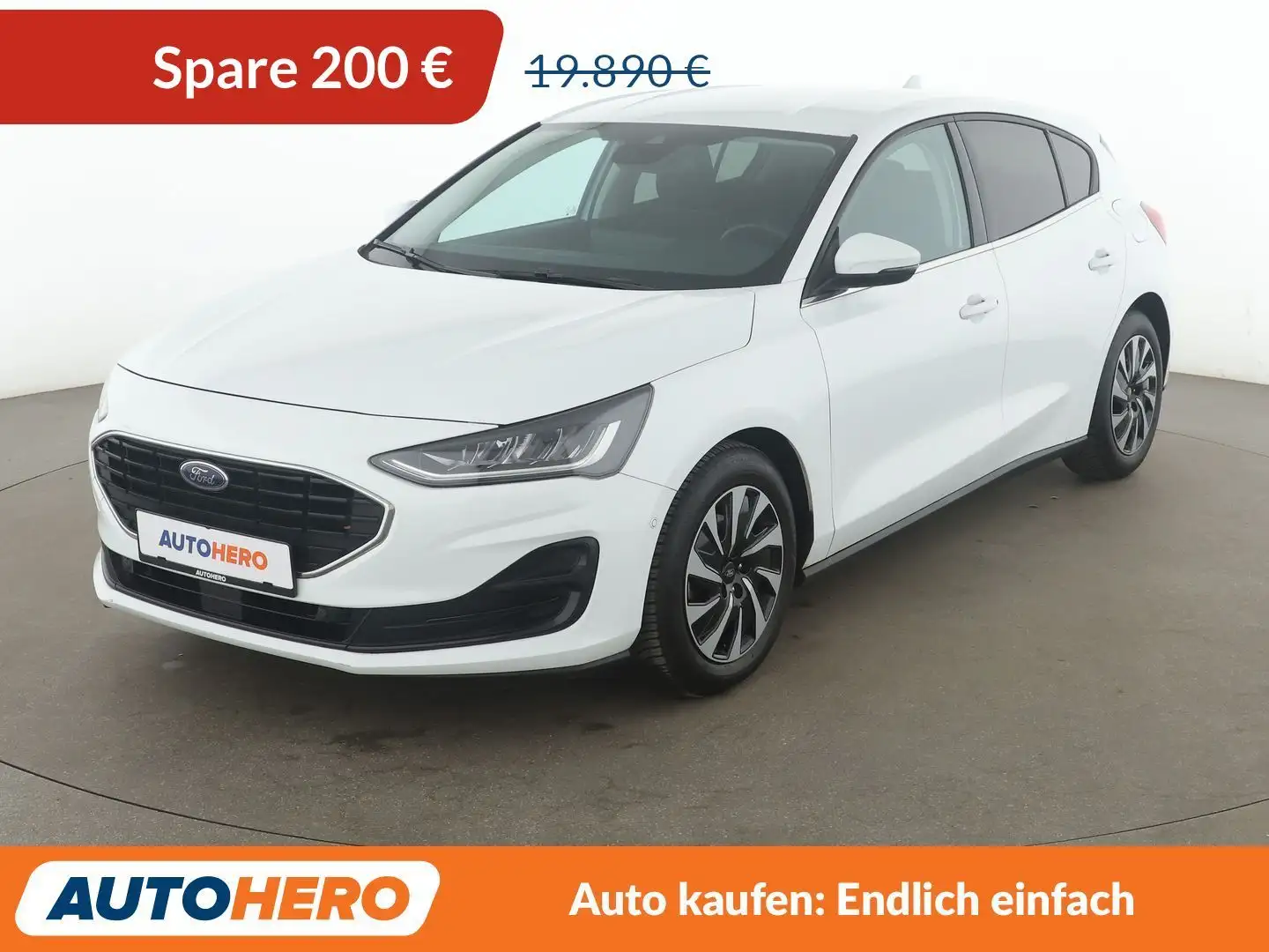 Ford Focus 1.5 TDCi EcoBlue Titanium X Aut.*LED*NAVI*ACC*CAM* Weiß - 1