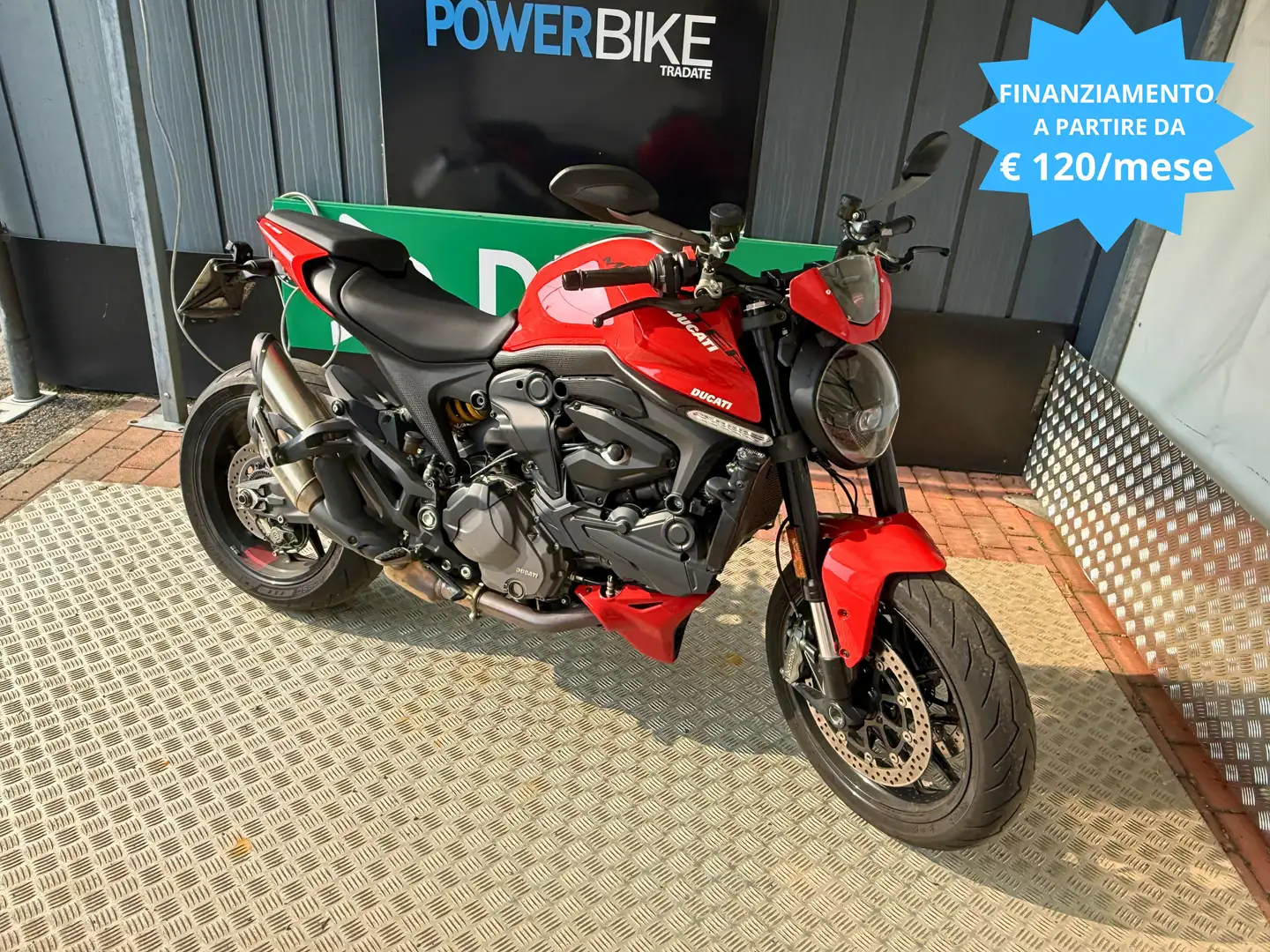 Ducati Monster 937 Dark Stealth my21 Rosso - 1