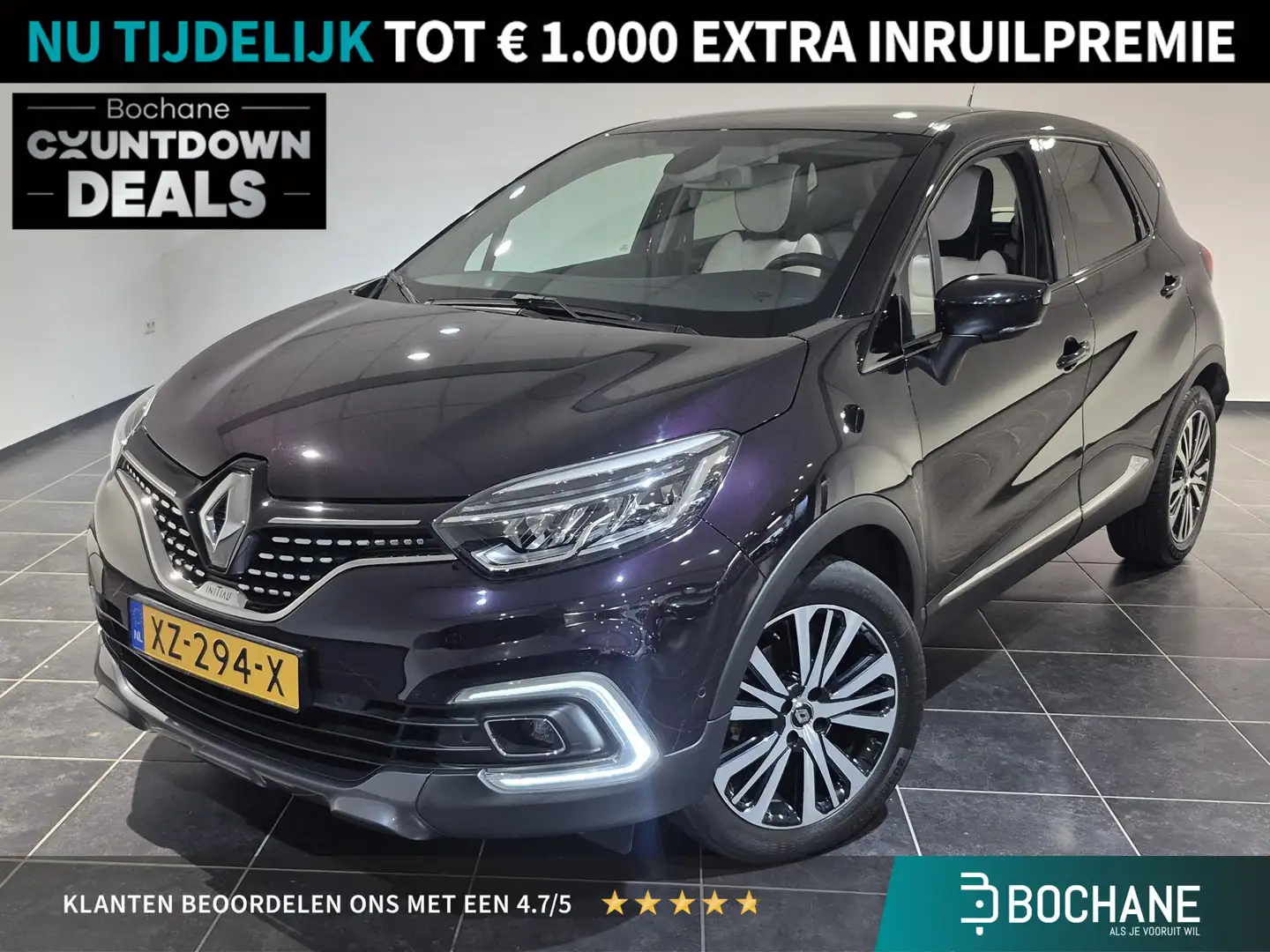 Renault Captur TCe 150PK Automaat Initiale Paris | Leer | Stoelve Zwart - 1