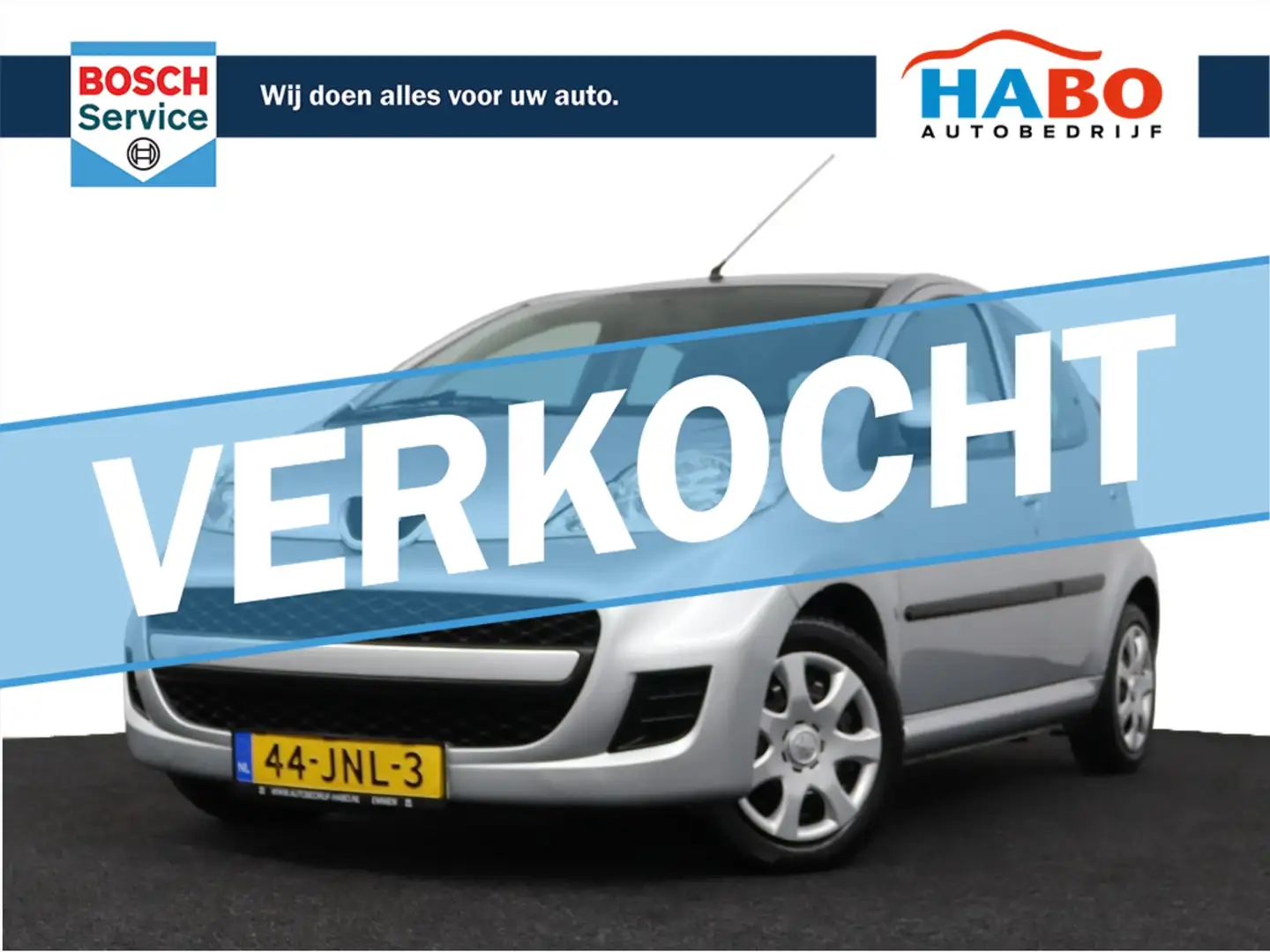 Peugeot 107 1.0 12V XS 5DRS AC/CV+AB/ELEK.RAMEN/AFN.TREKHAAK/9 Grau - 1