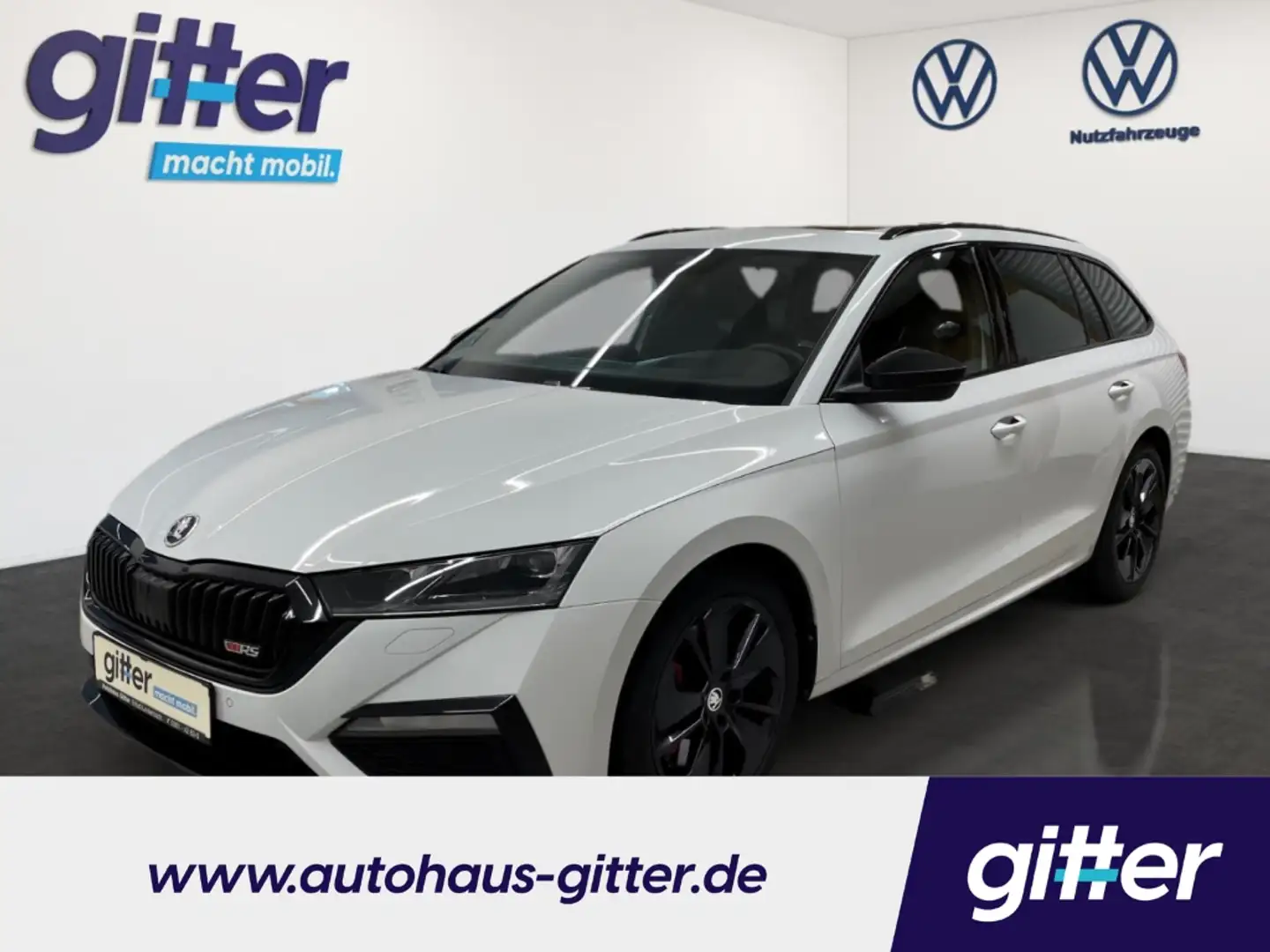 Skoda Octavia 2.0 TSI RS PANNO LED ACC COLUMBUS CANTON REISE UND Blanc - 1
