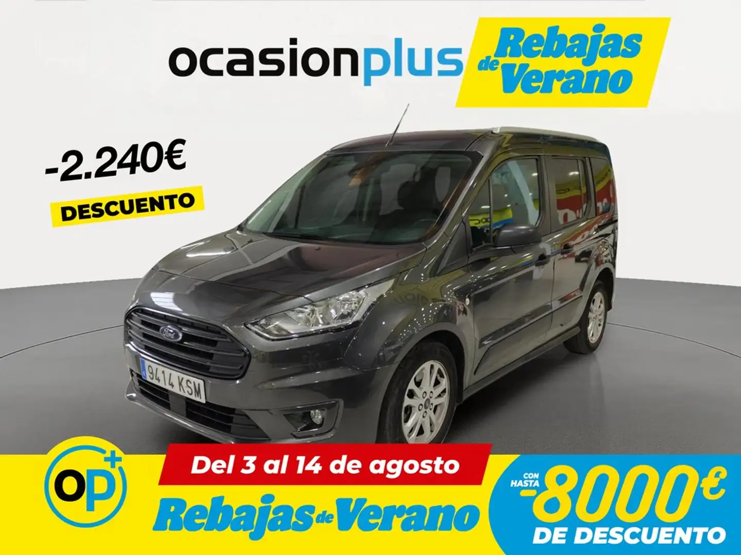 Ford Transit Connect FT 220 Kombi S&S B. Corta L1 Trend 100 Gris - 1
